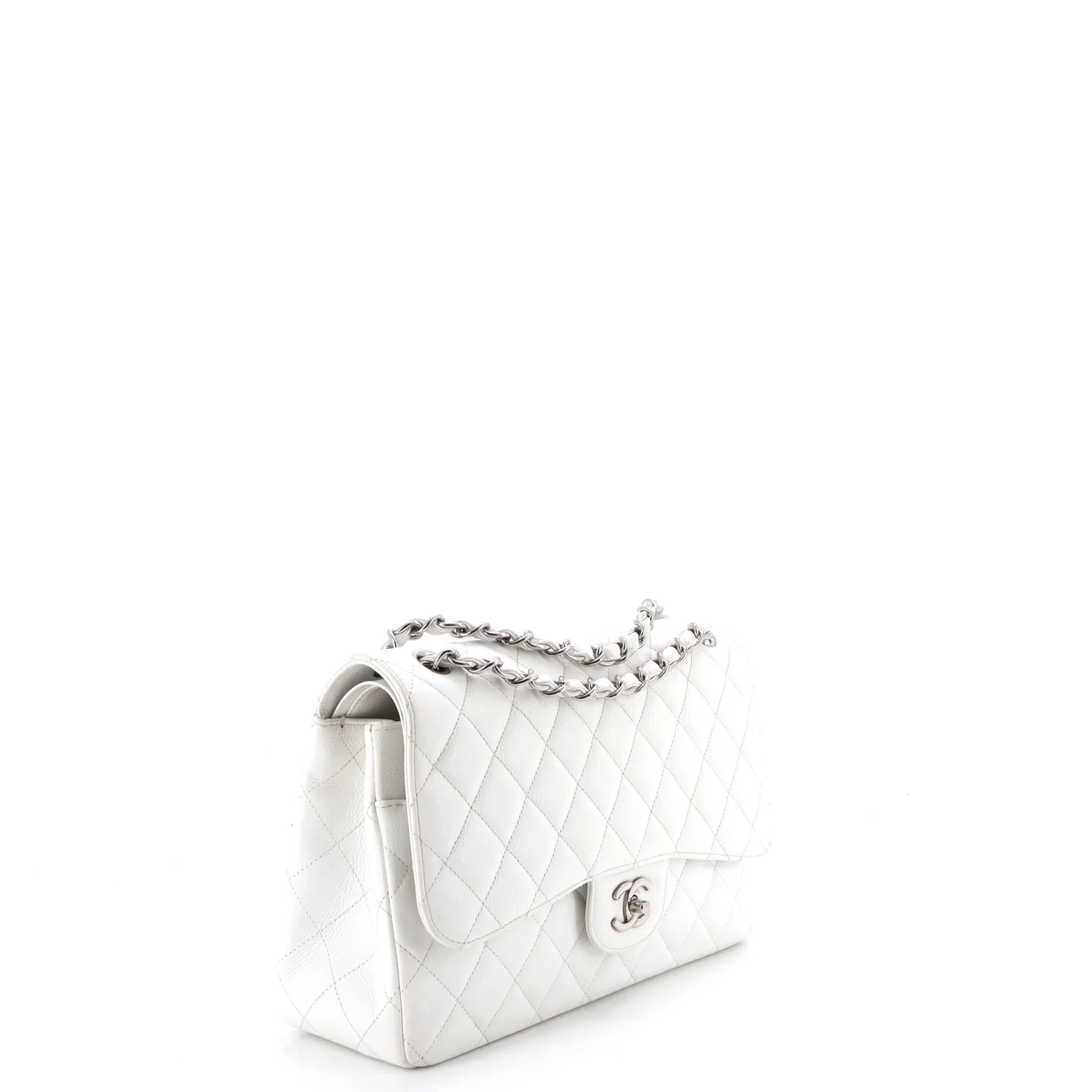 Vintage Classic Double Flap Bag Quilted Caviar Jumbo - Image 2