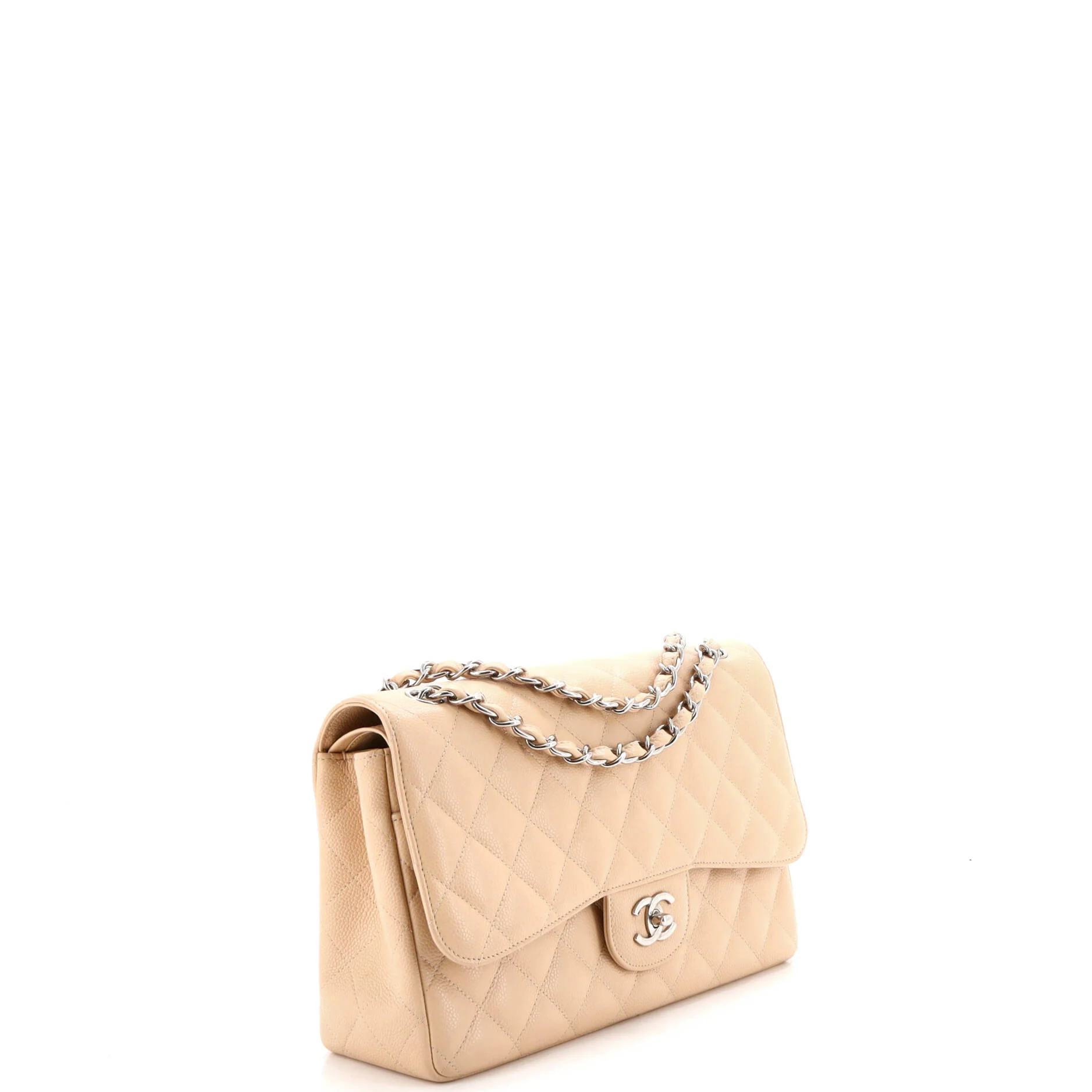 Vintage Classic Double Flap Bag Quilted Caviar Jumbo - Image 2