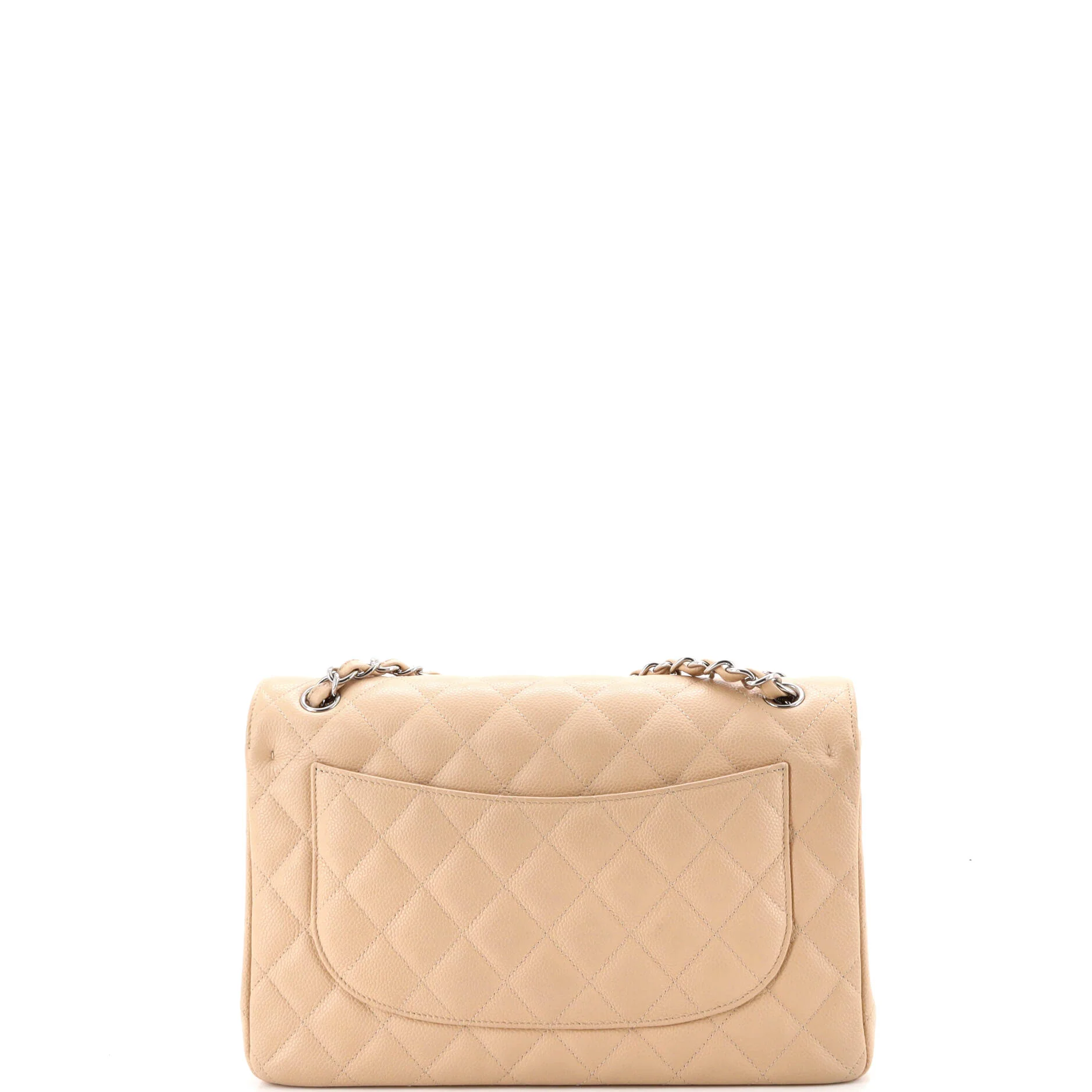 Vintage Classic Double Flap Bag Quilted Caviar Jumbo - Image 3