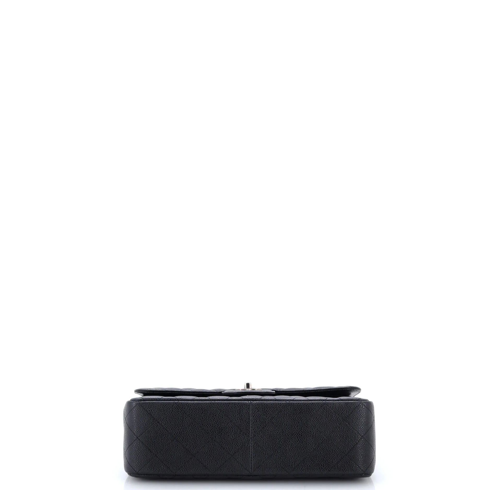 Vintage Classic Double Flap Bag Quilted Caviar Jumbo - Image 4