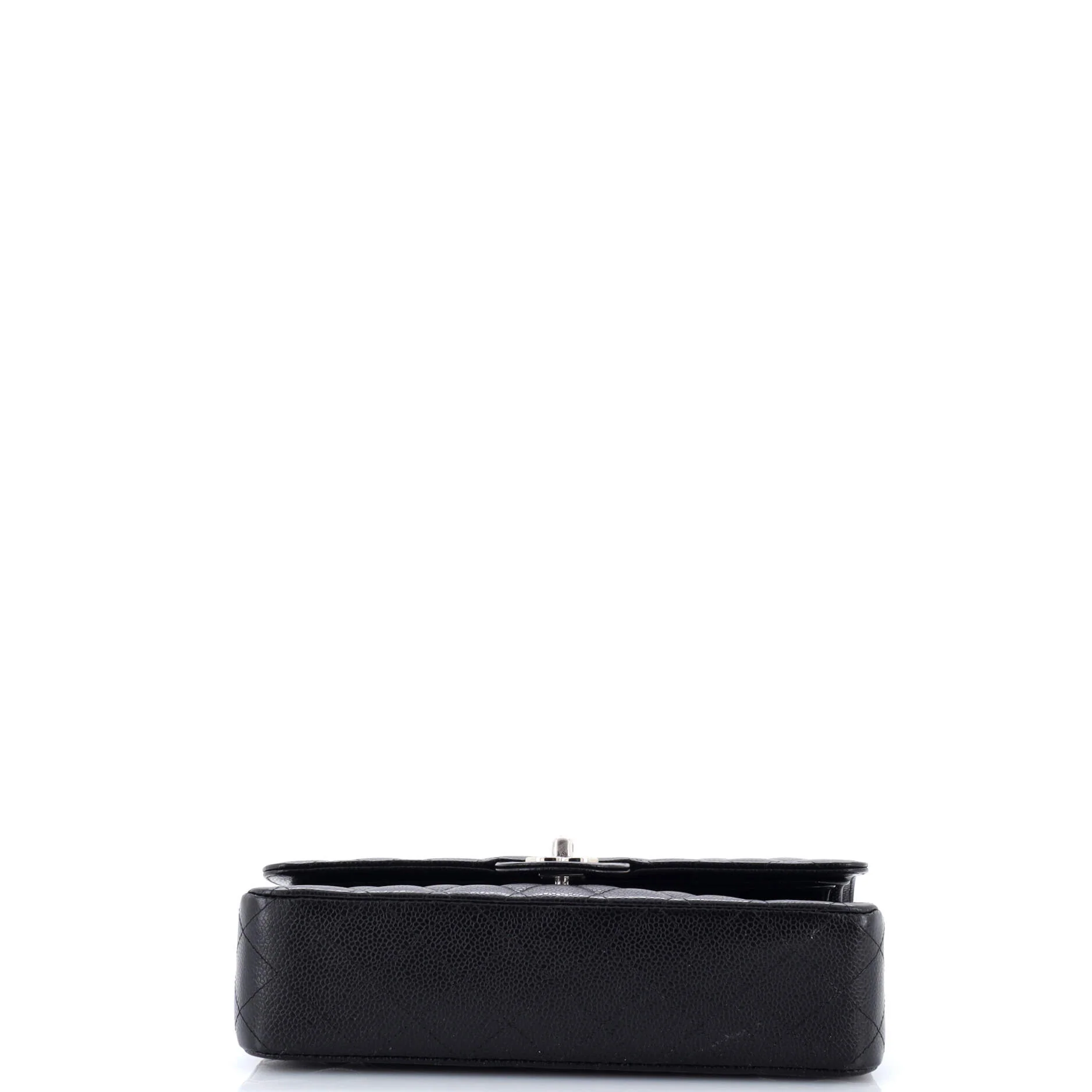 Vintage Classic Double Flap Bag Quilted Caviar Medium - Image 4