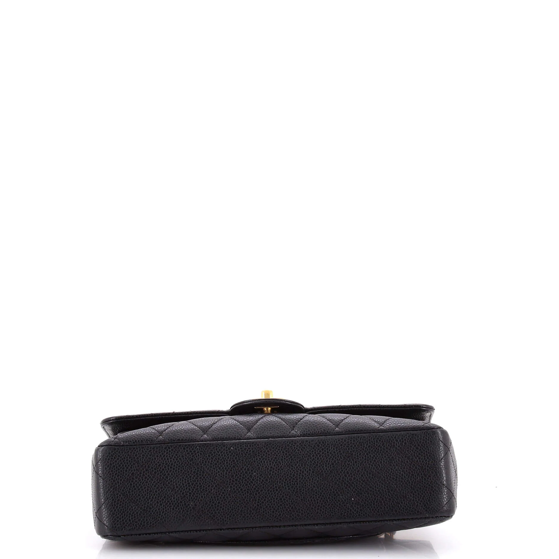 Vintage Classic Double Flap Bag Quilted Caviar Medium - Image 4