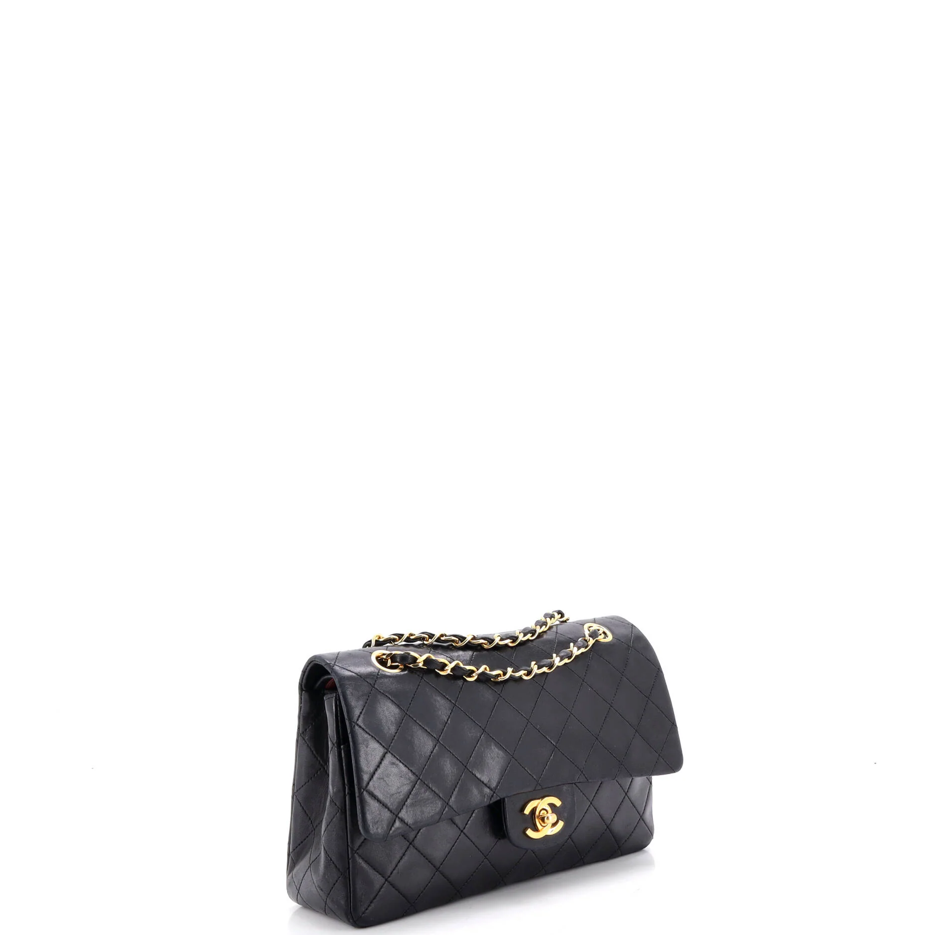 Vintage Classic Double Flap Bag Quilted Lambskin Medium - Image 2