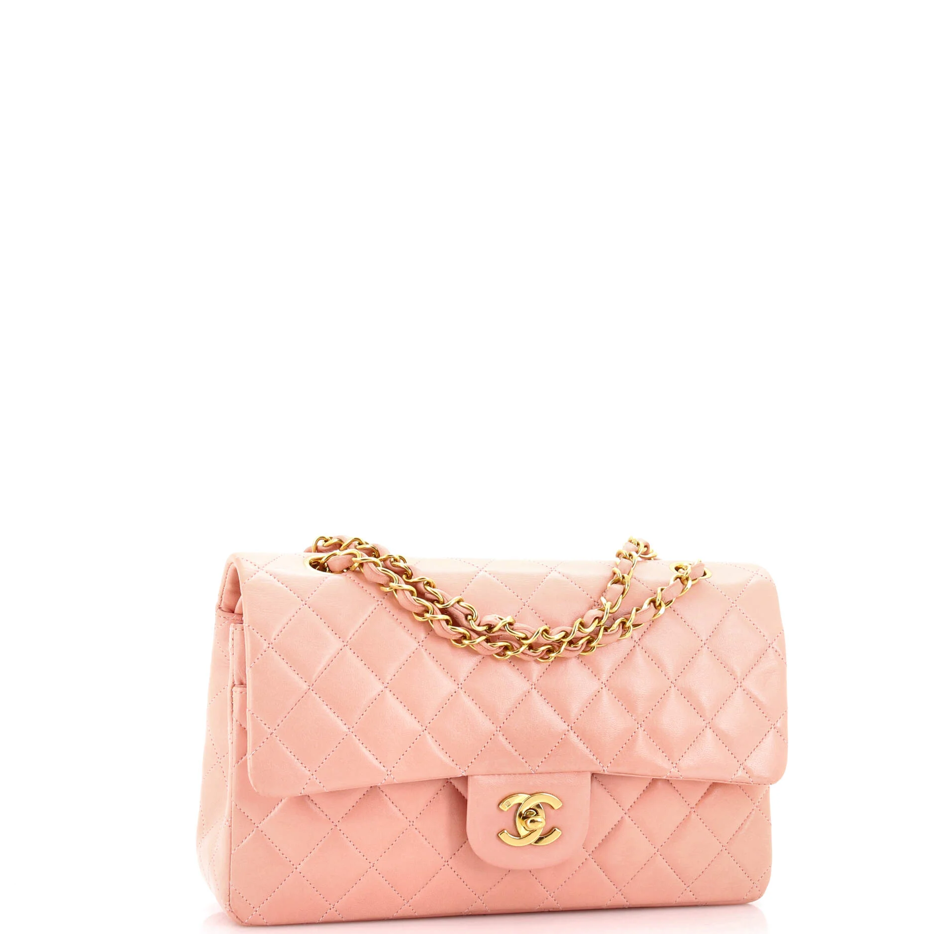 Vintage Classic Double Flap Bag Quilted Lambskin Medium - Image 2