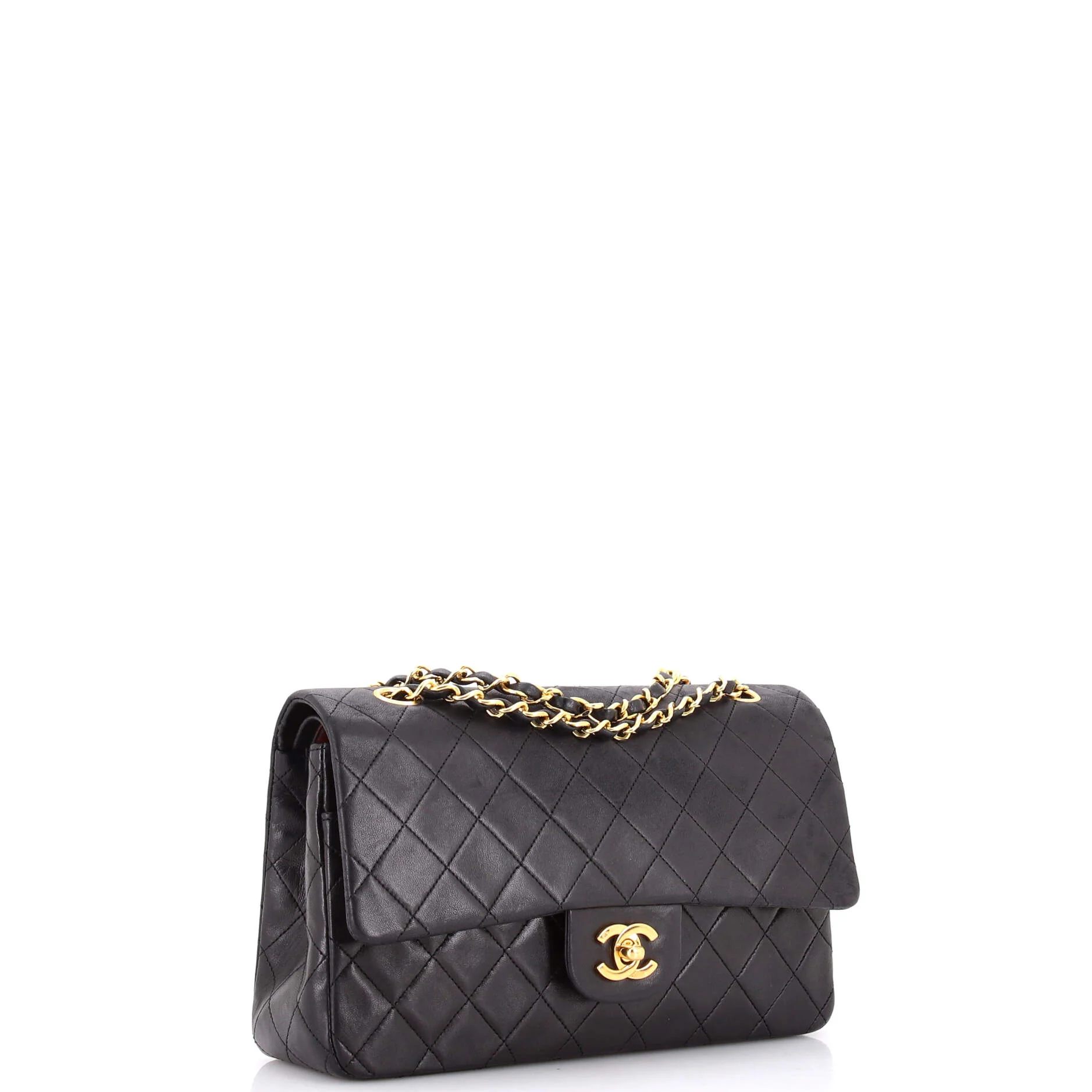 Vintage Classic Double Flap Bag Quilted Lambskin Medium - Image 2