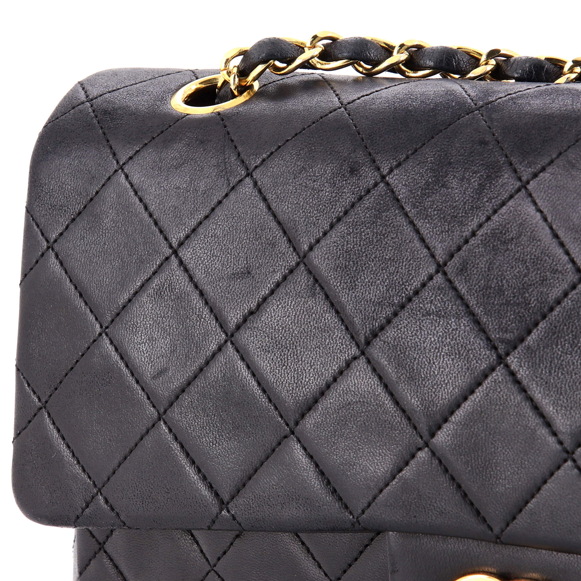 Vintage Classic Double Flap Bag Quilted Lambskin Medium - Image 8