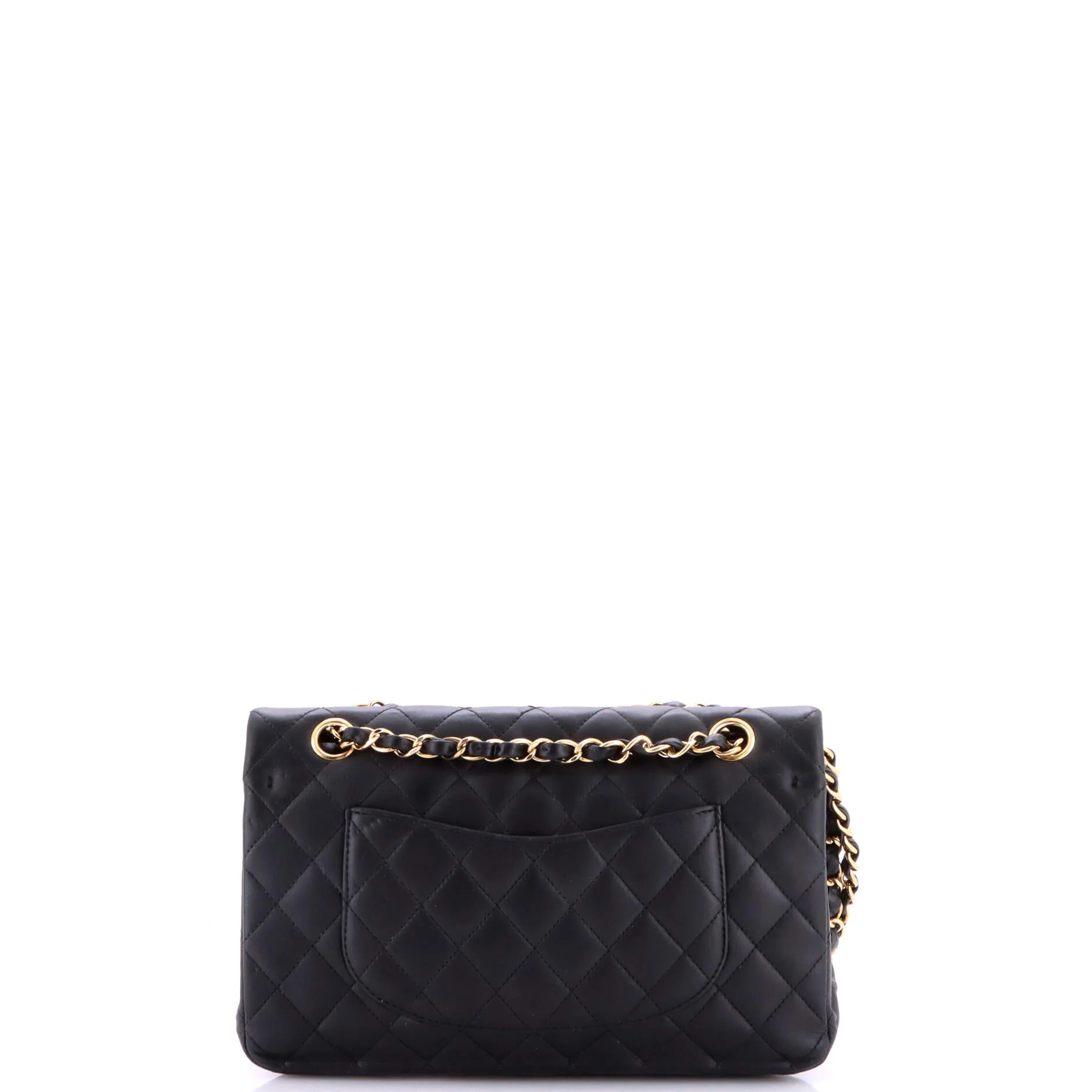 Vintage Classic Double Flap Bag Quilted Lambskin Medium - Image 3