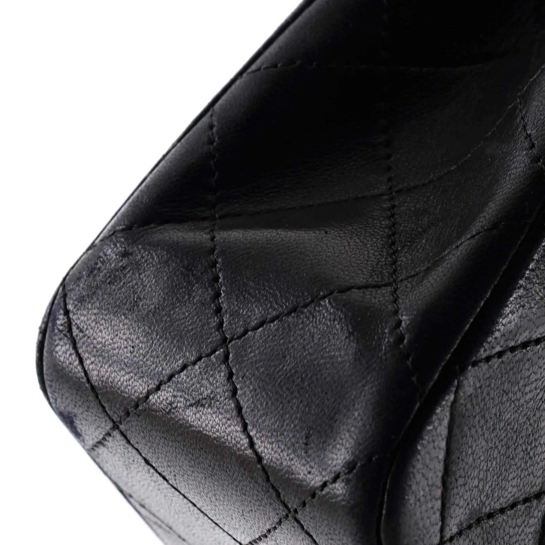 Vintage Classic Double Flap Bag Quilted Lambskin Small - Image 6