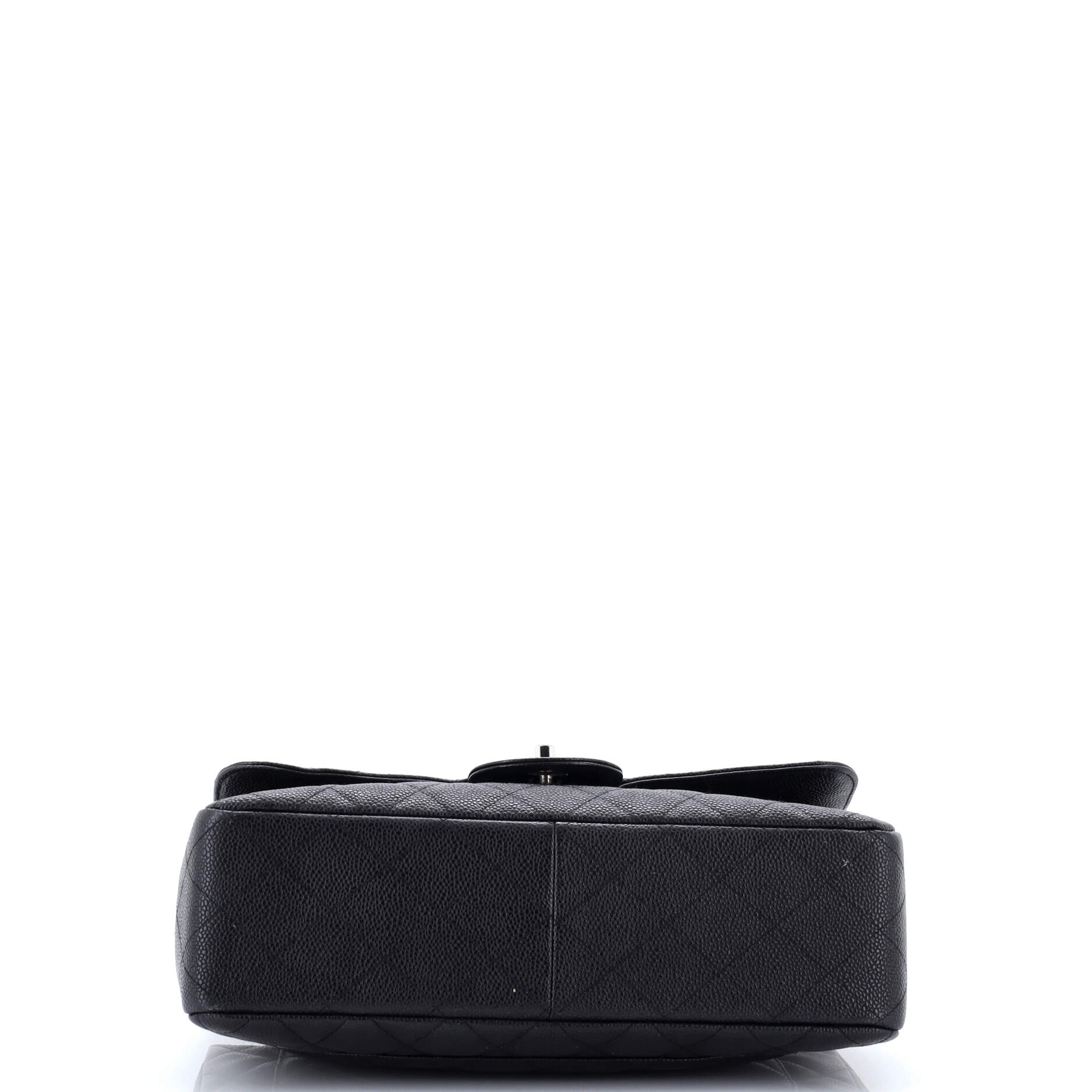 Vintage Classic Single Flap Bag Quilted Caviar Jumbo - Image 4