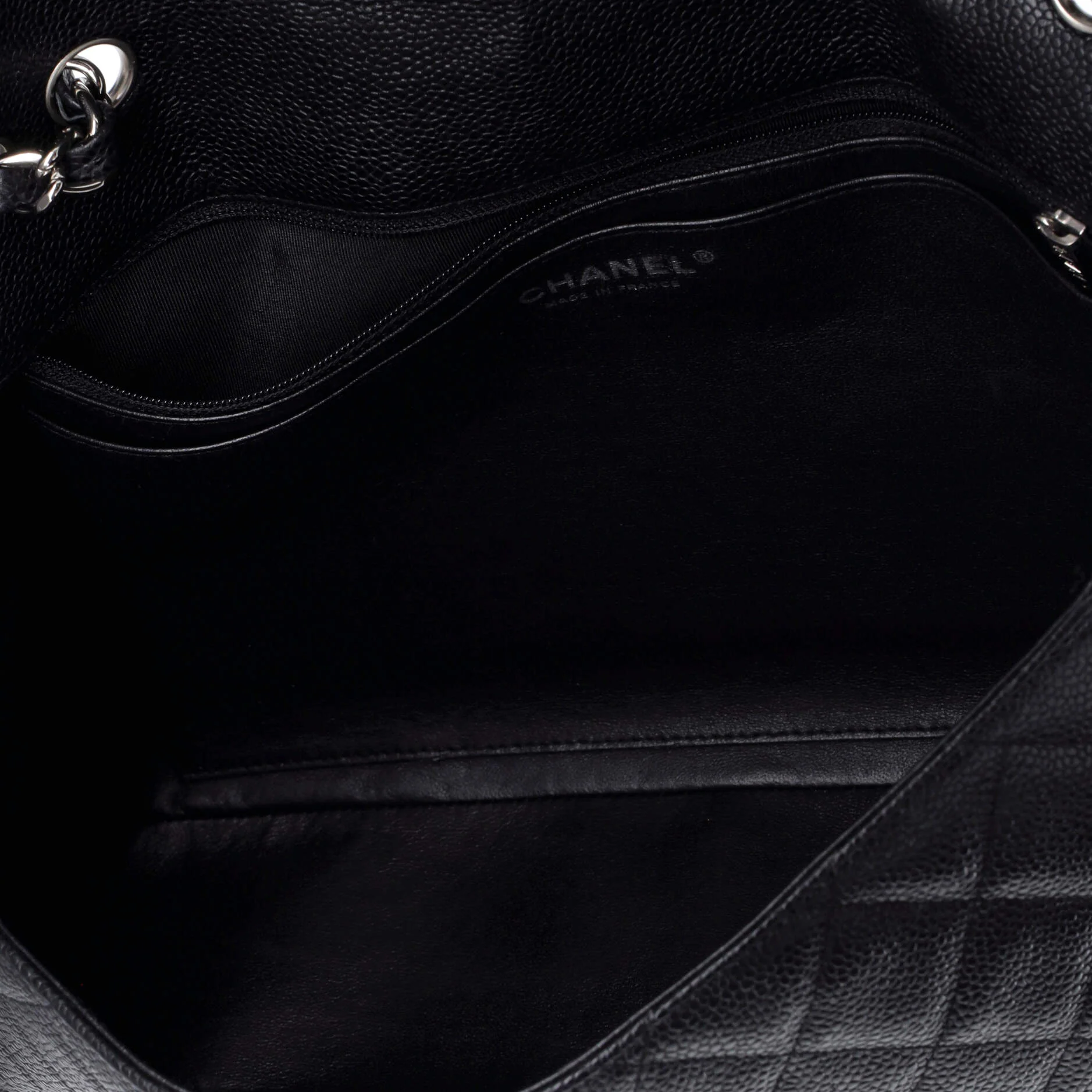 Vintage Classic Single Flap Bag Quilted Caviar Jumbo - Image 5