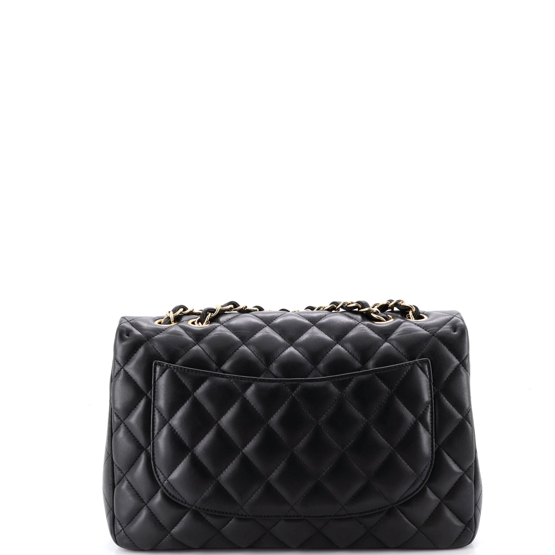 Vintage Classic Single Flap Bag Quilted Lambskin Jumbo - Image 4
