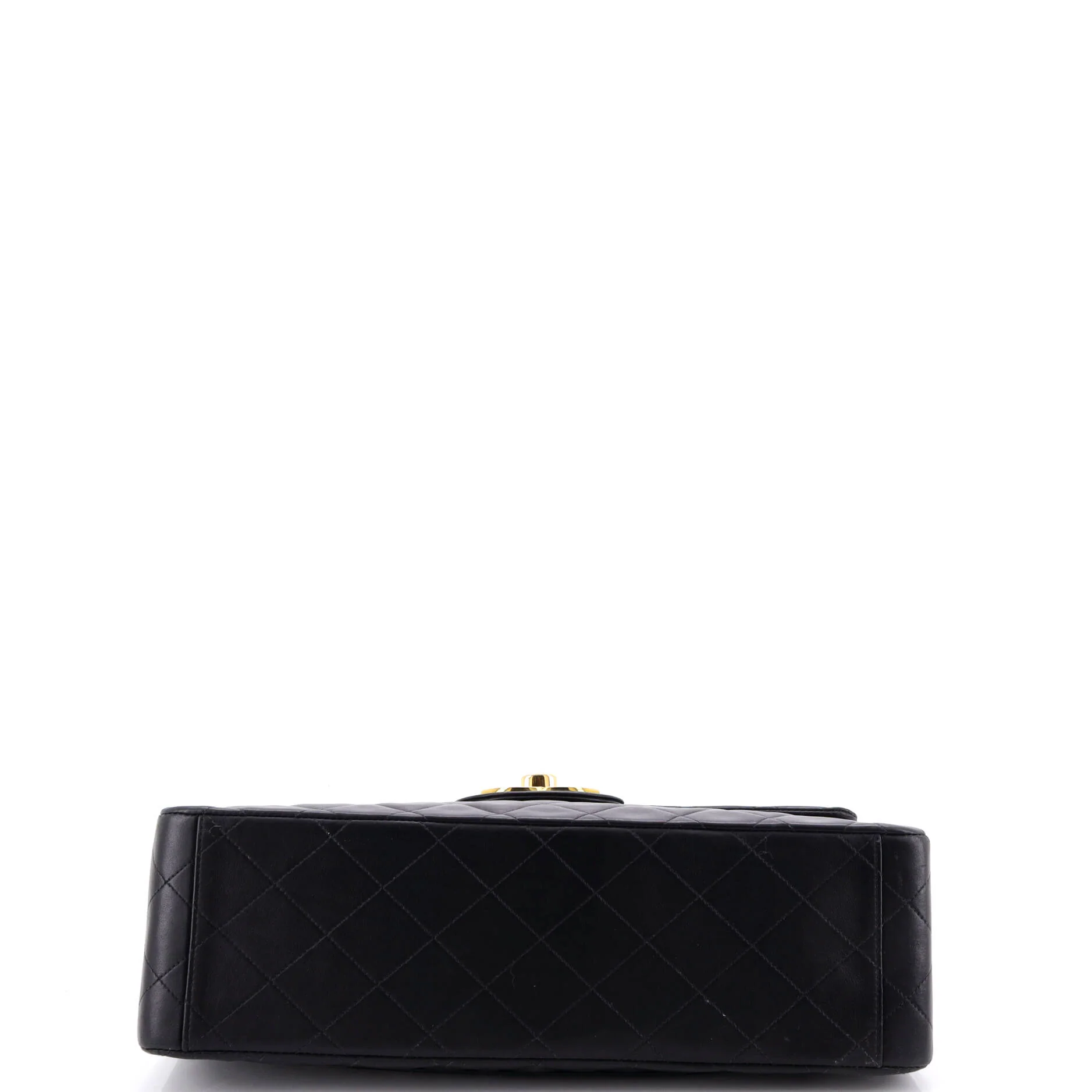 Vintage Classic Single Flap Bag Quilted Lambskin Maxi - Image 4