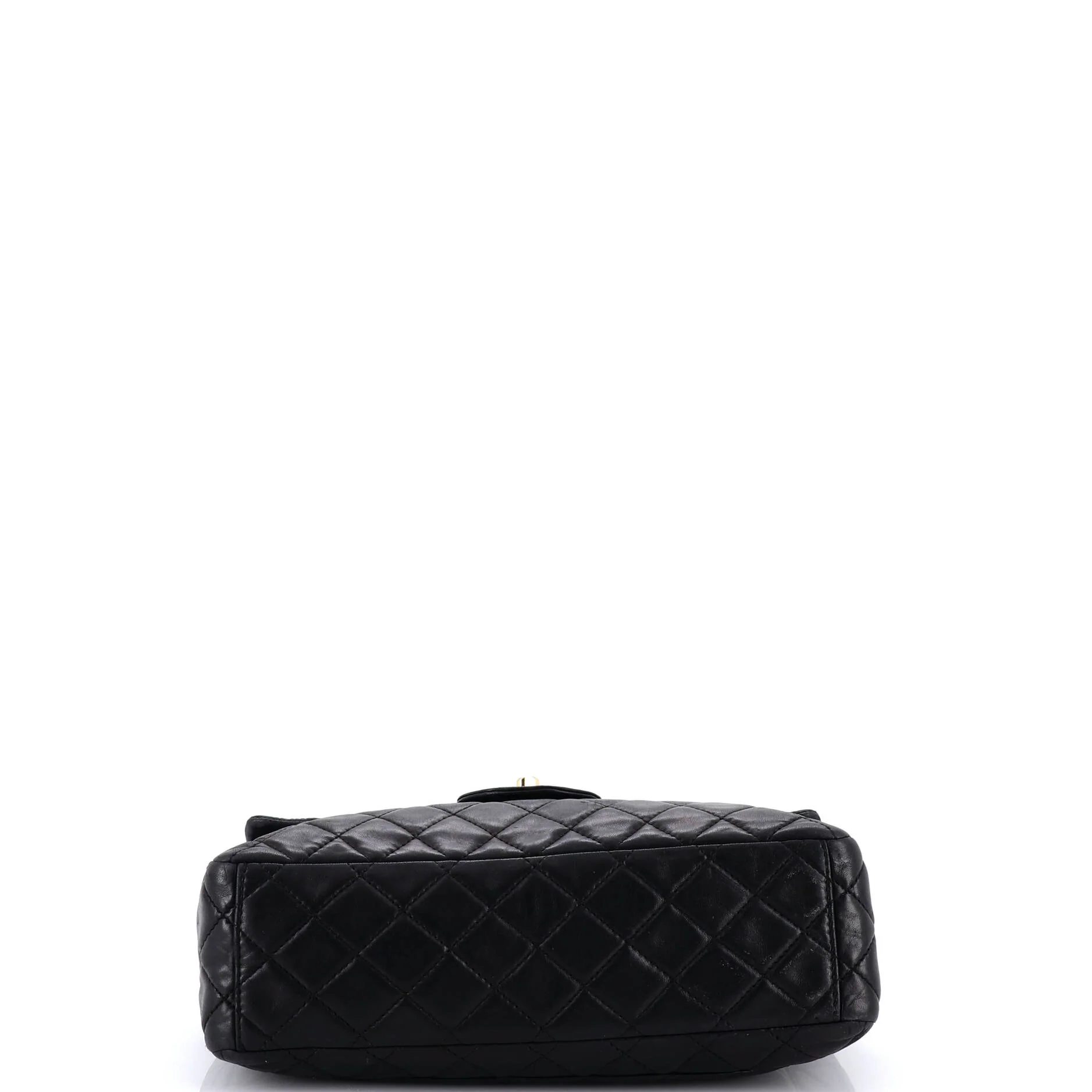 Vintage Classic Single Flap Bag Quilted Lambskin Maxi - Image 4
