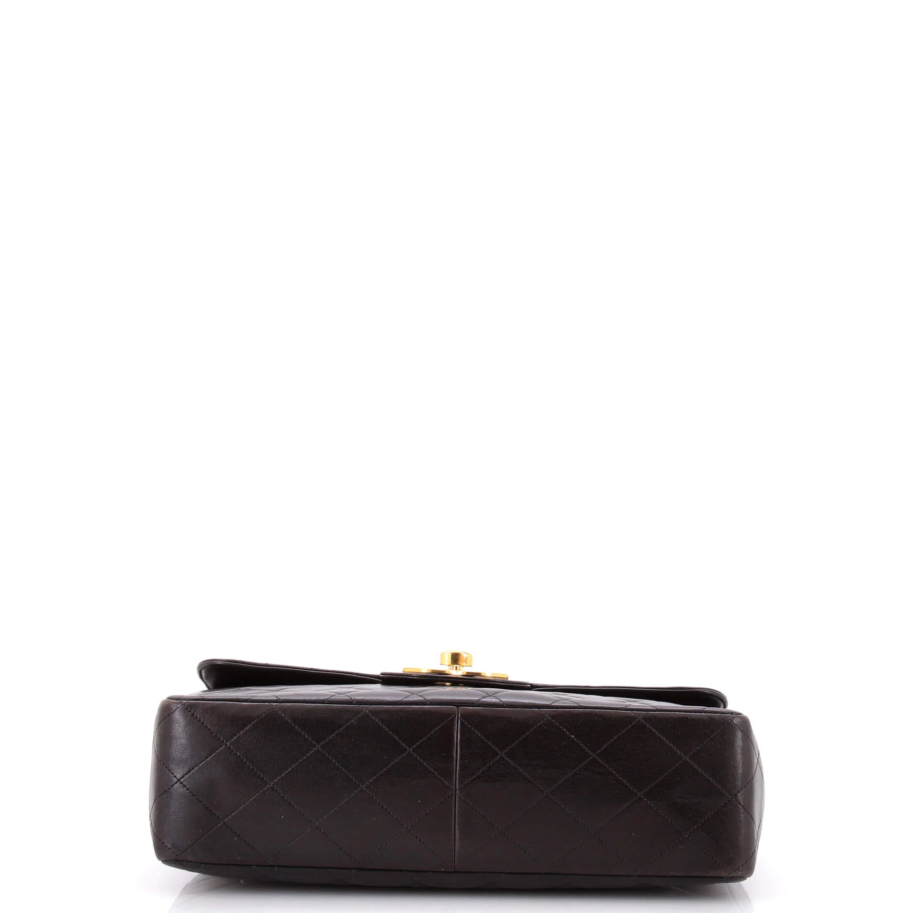 Vintage Classic Single Flap Bag Quilted Lambskin Maxi - Image 4