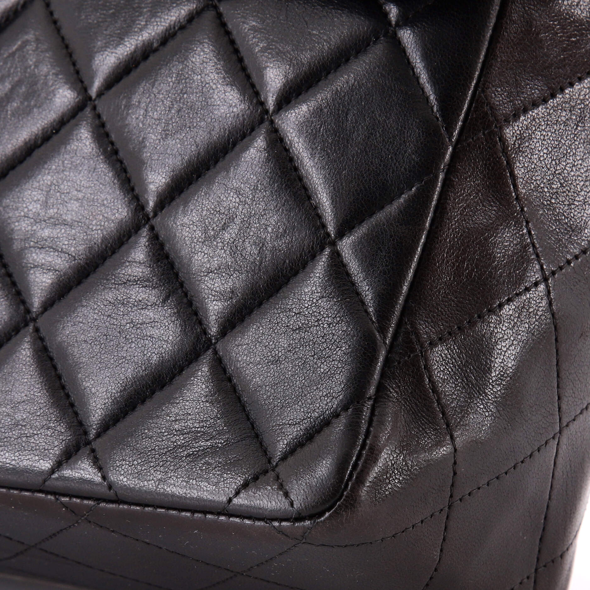 Vintage Classic Single Flap Bag Quilted Lambskin Maxi - Image 7
