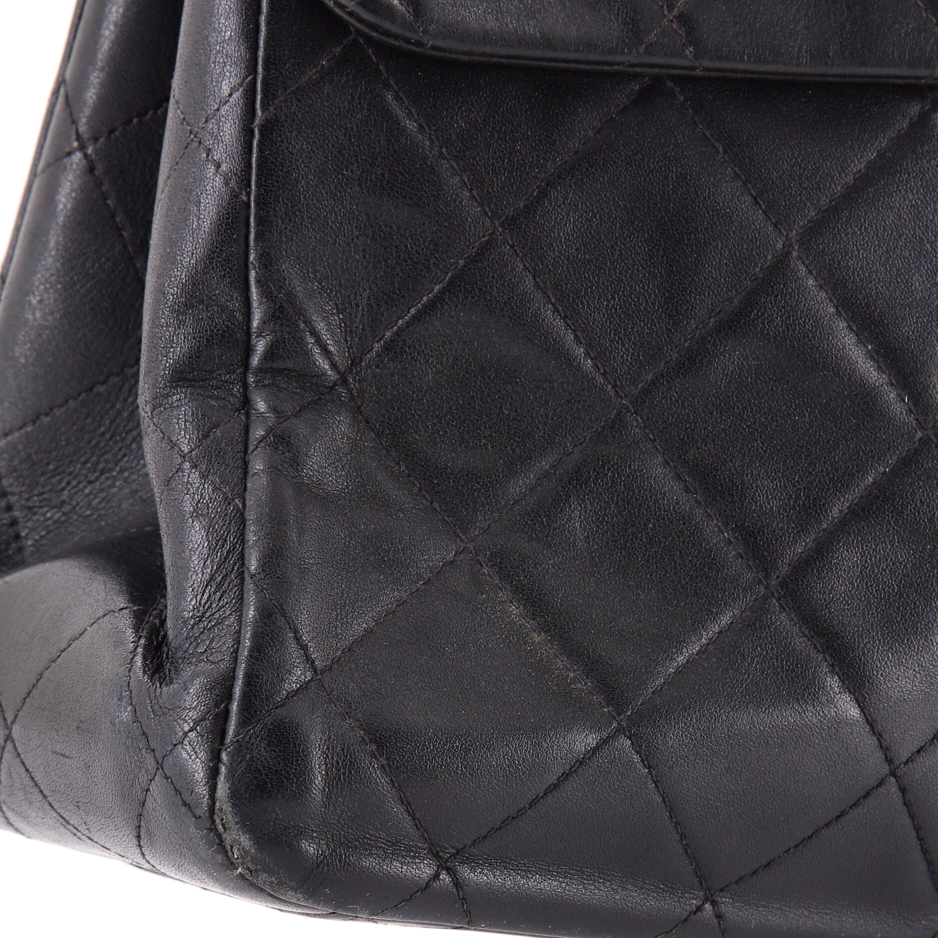 Vintage Classic Single Flap Bag Quilted Lambskin Maxi - Image 7