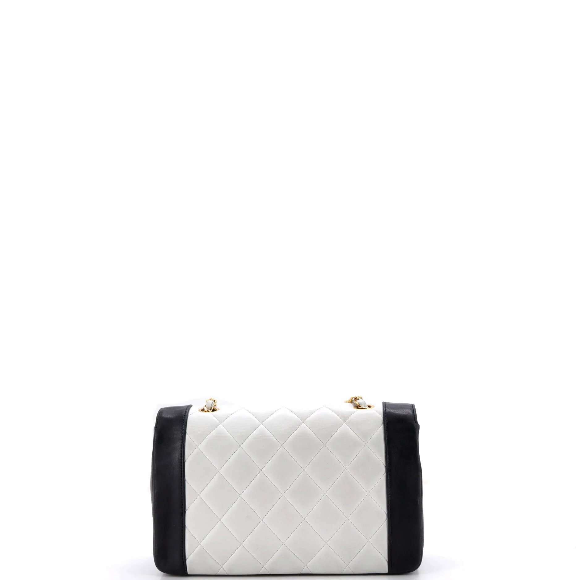 Vintage Diana Flap Bag Quilted Lambskin Medium - Image 3