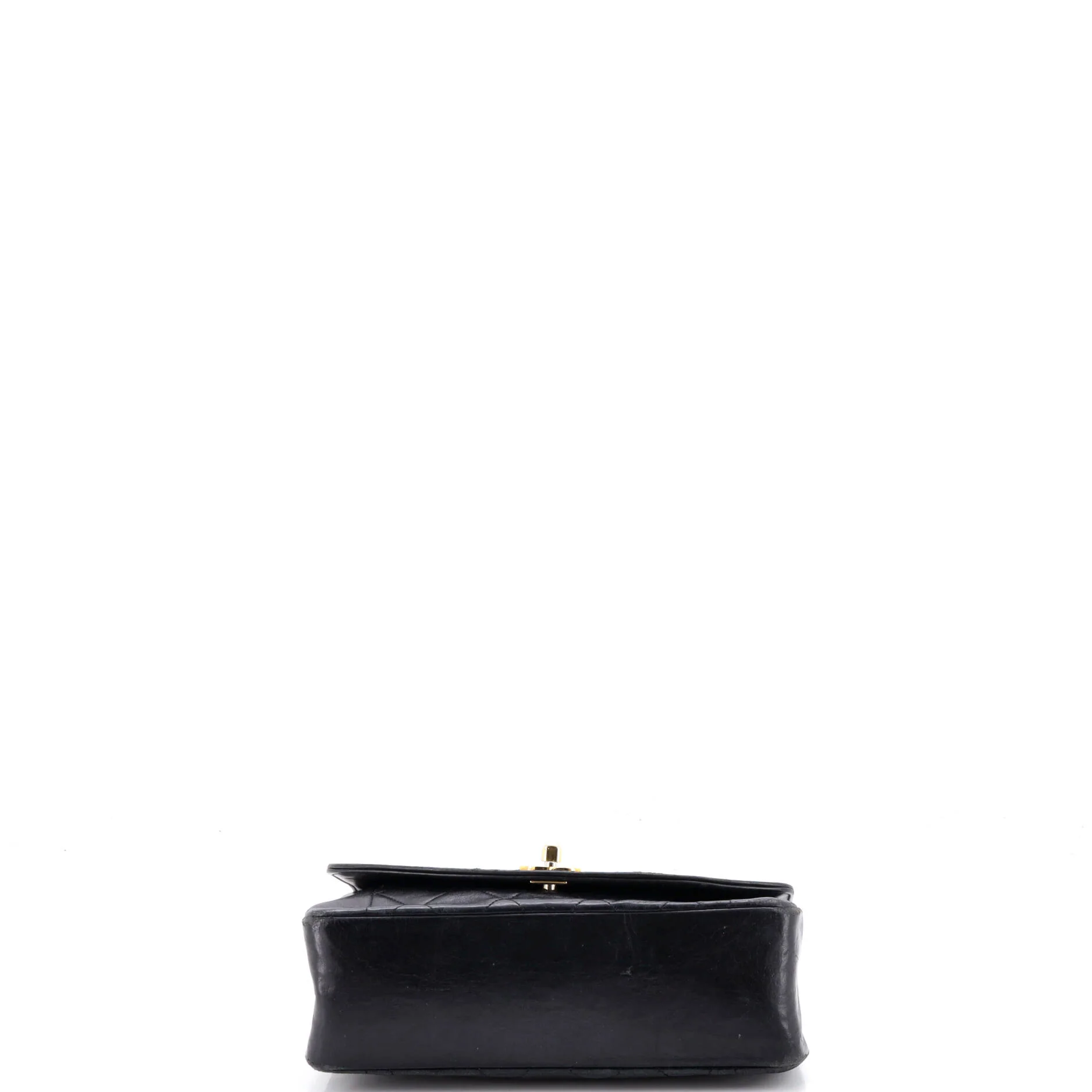 Vintage Diana Flap Bag Quilted Lambskin Small - Image 4