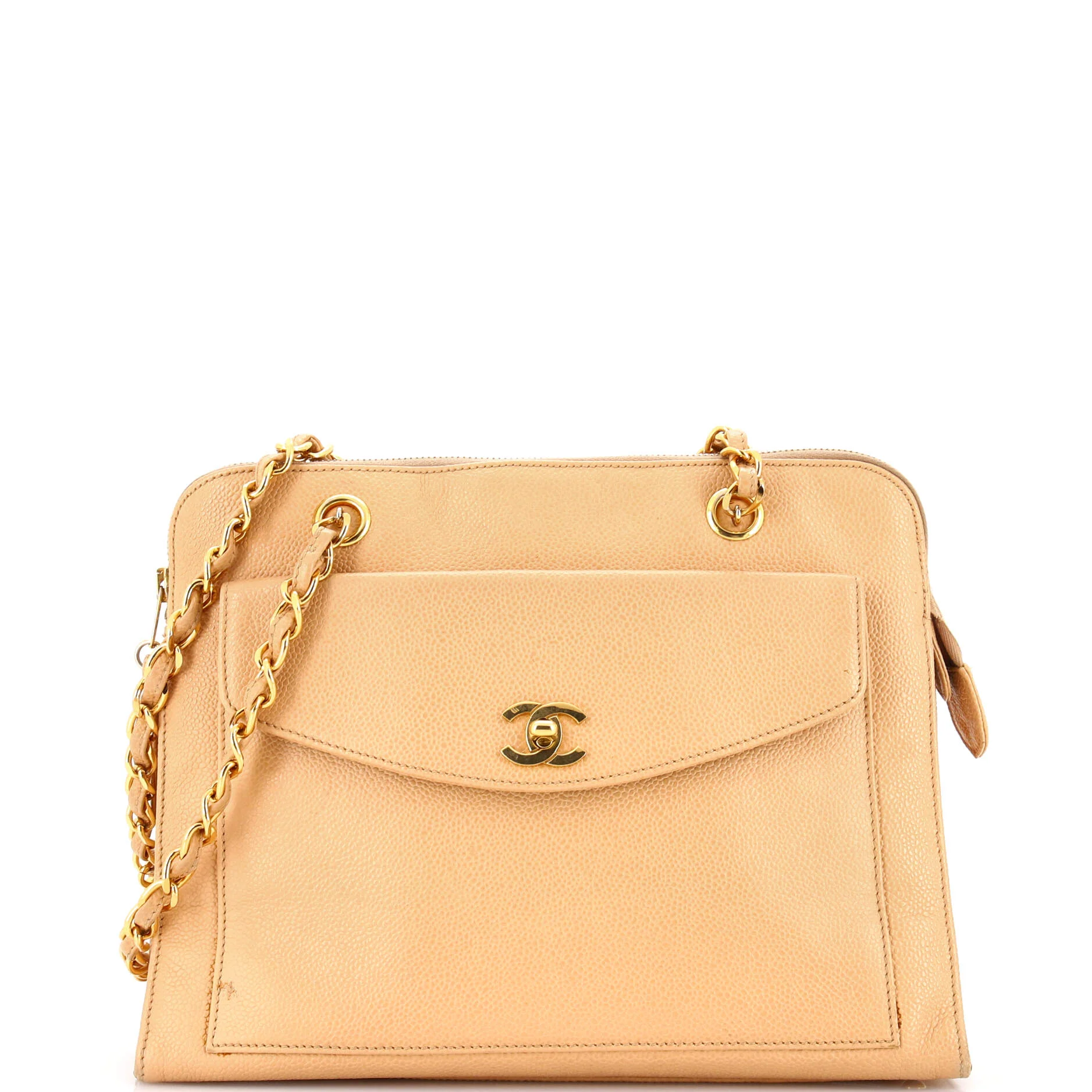 Vintage Front Pocket Camera Bag Caviar Large