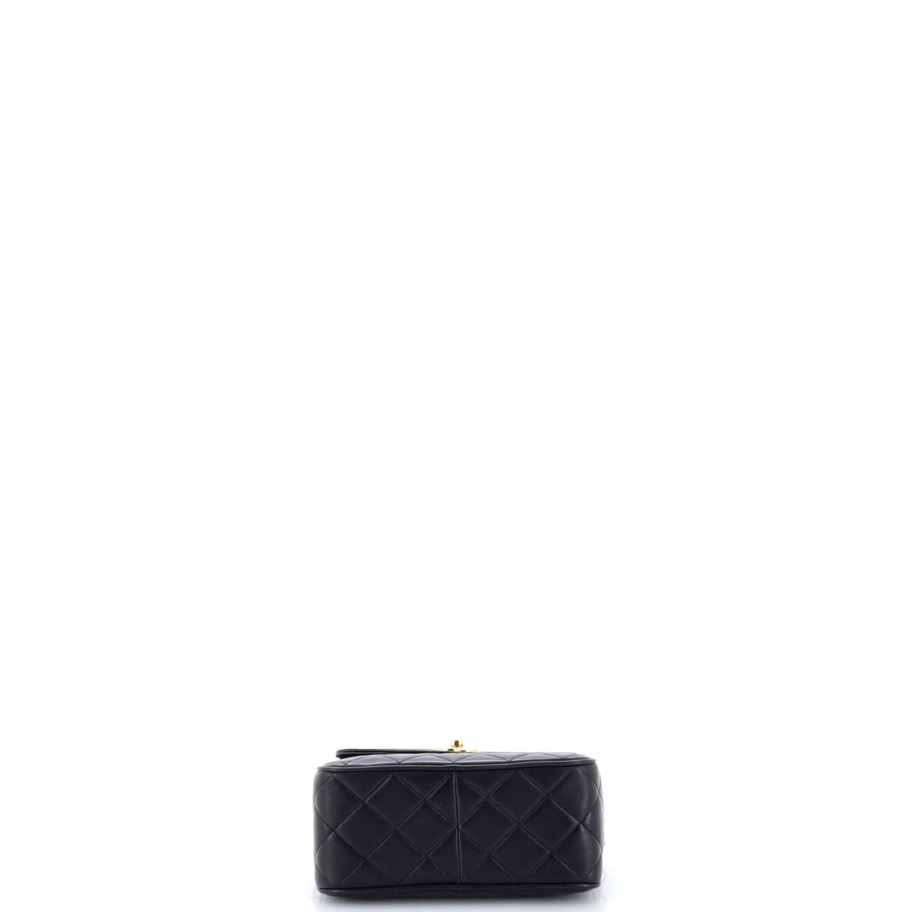 Vintage Front Pocket Camera Bag Quilted Leather Mini - Image 4
