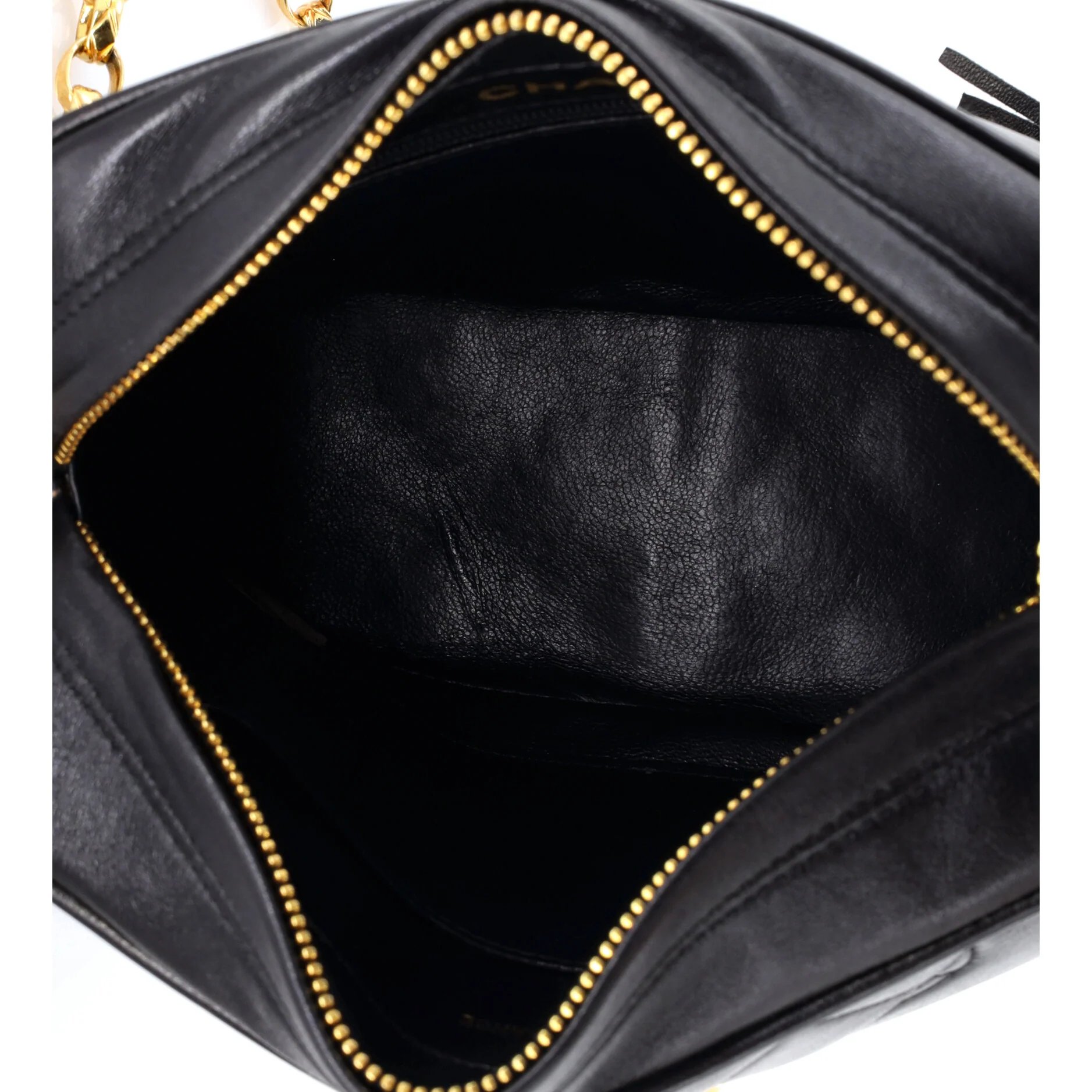 Vintage Front Pocket Camera Bag Quilted Leather Mini - Image 5