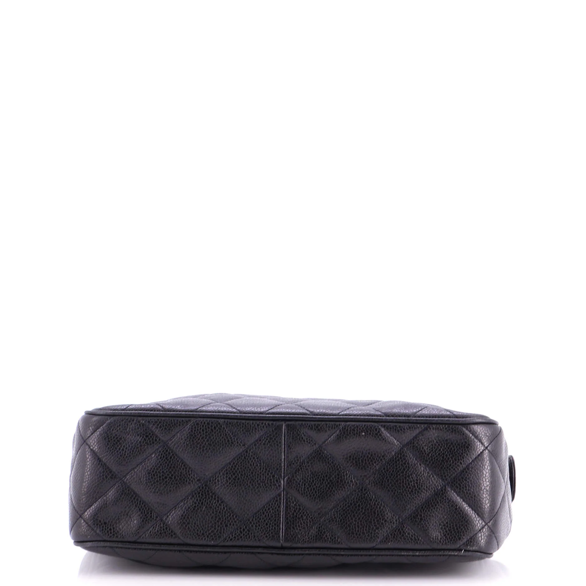 Vintage Front Pocket Shoulder Bag Quilted Caviar Small - Image 5
