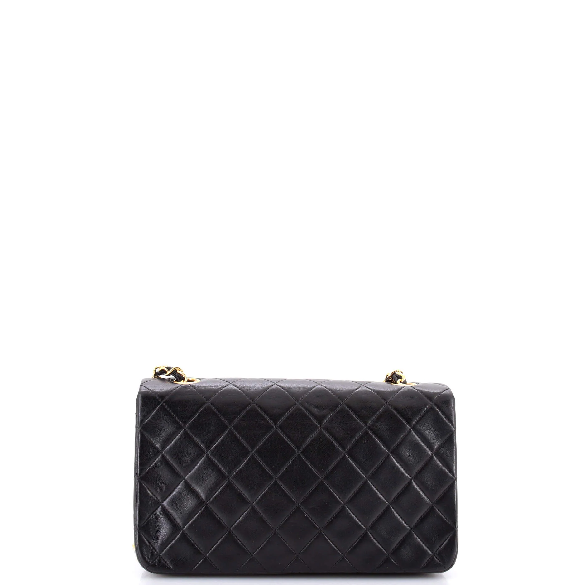 Vintage Full Flap Bag Quilted Lambskin Medium - Image 3