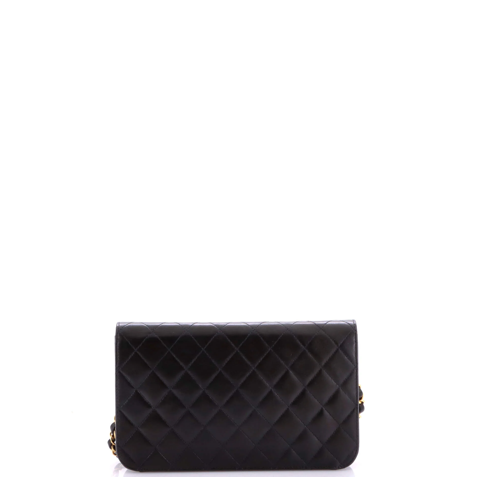 Vintage Full Flap Bag Quilted Lambskin Medium - Image 4