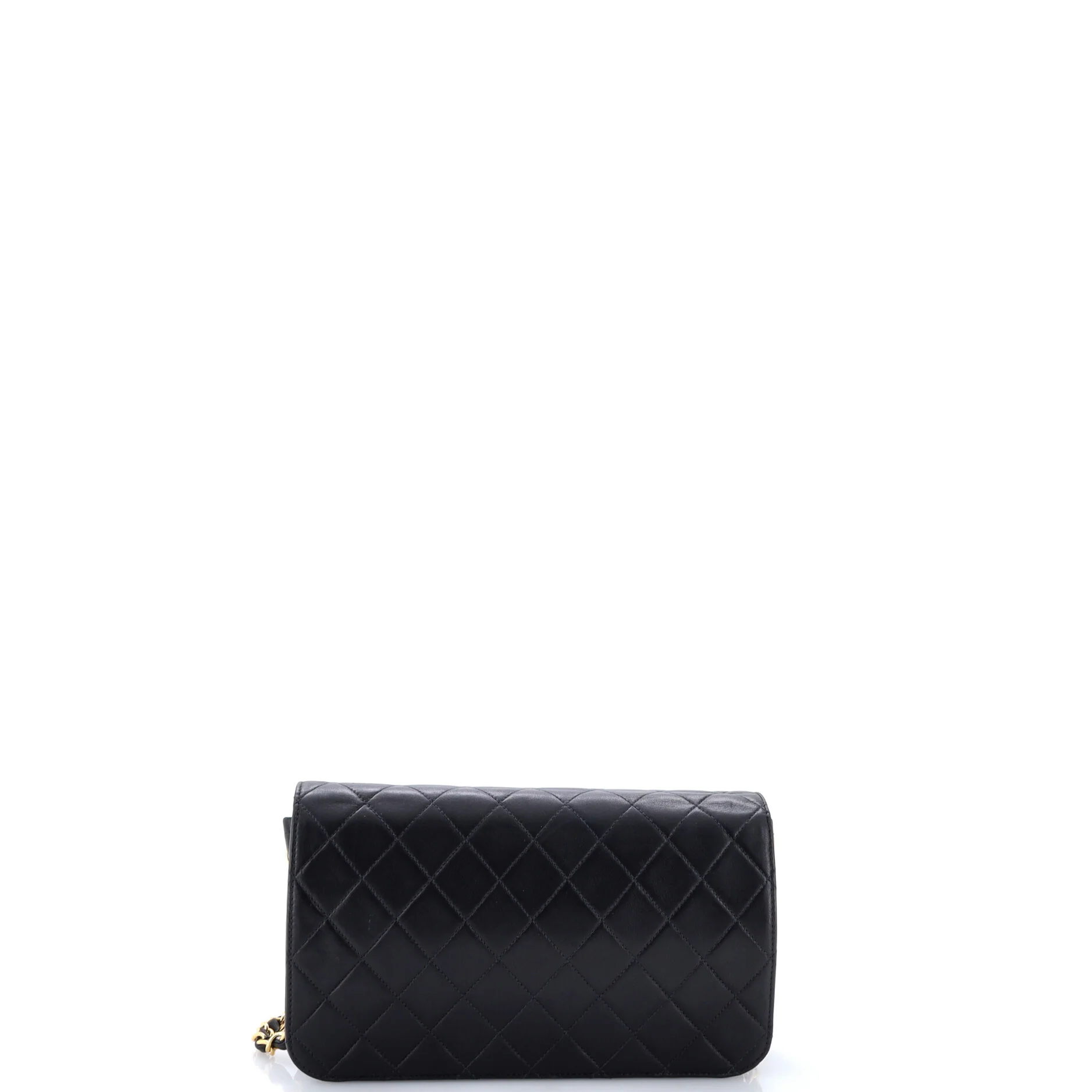 Vintage Full Flap Bag Quilted Lambskin Medium - Image 3