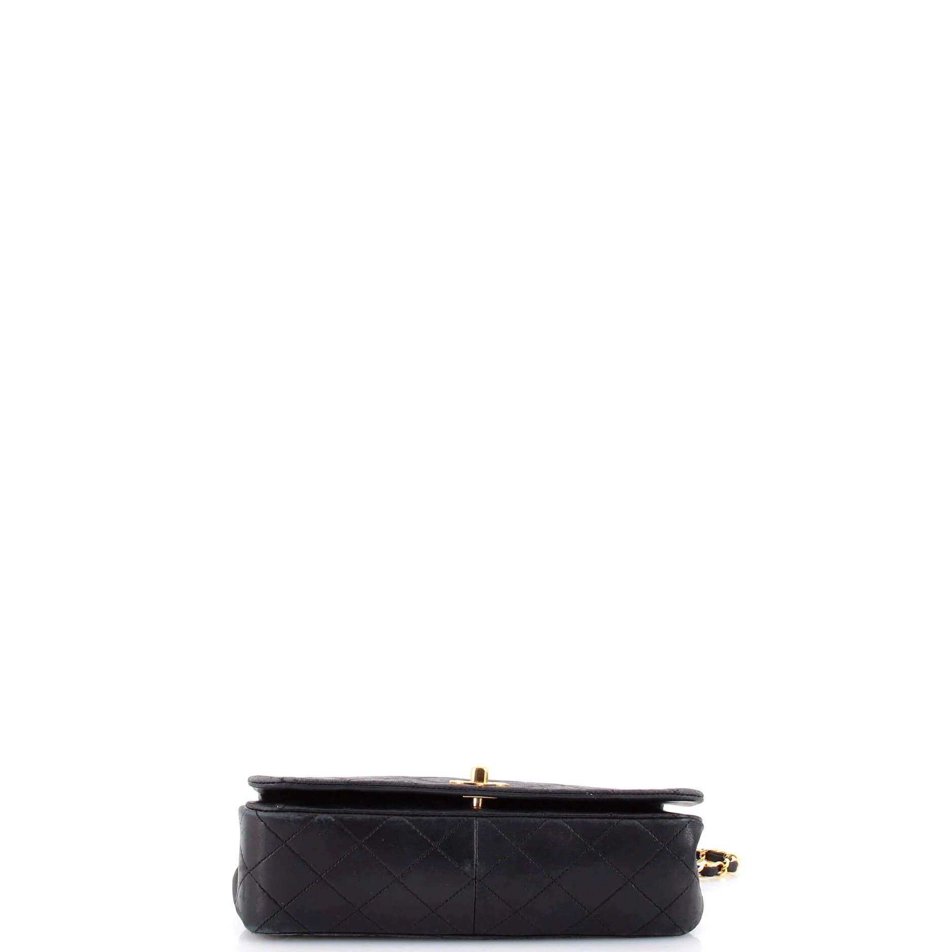 Vintage Full Flap Bag Quilted Lambskin Medium - Image 5