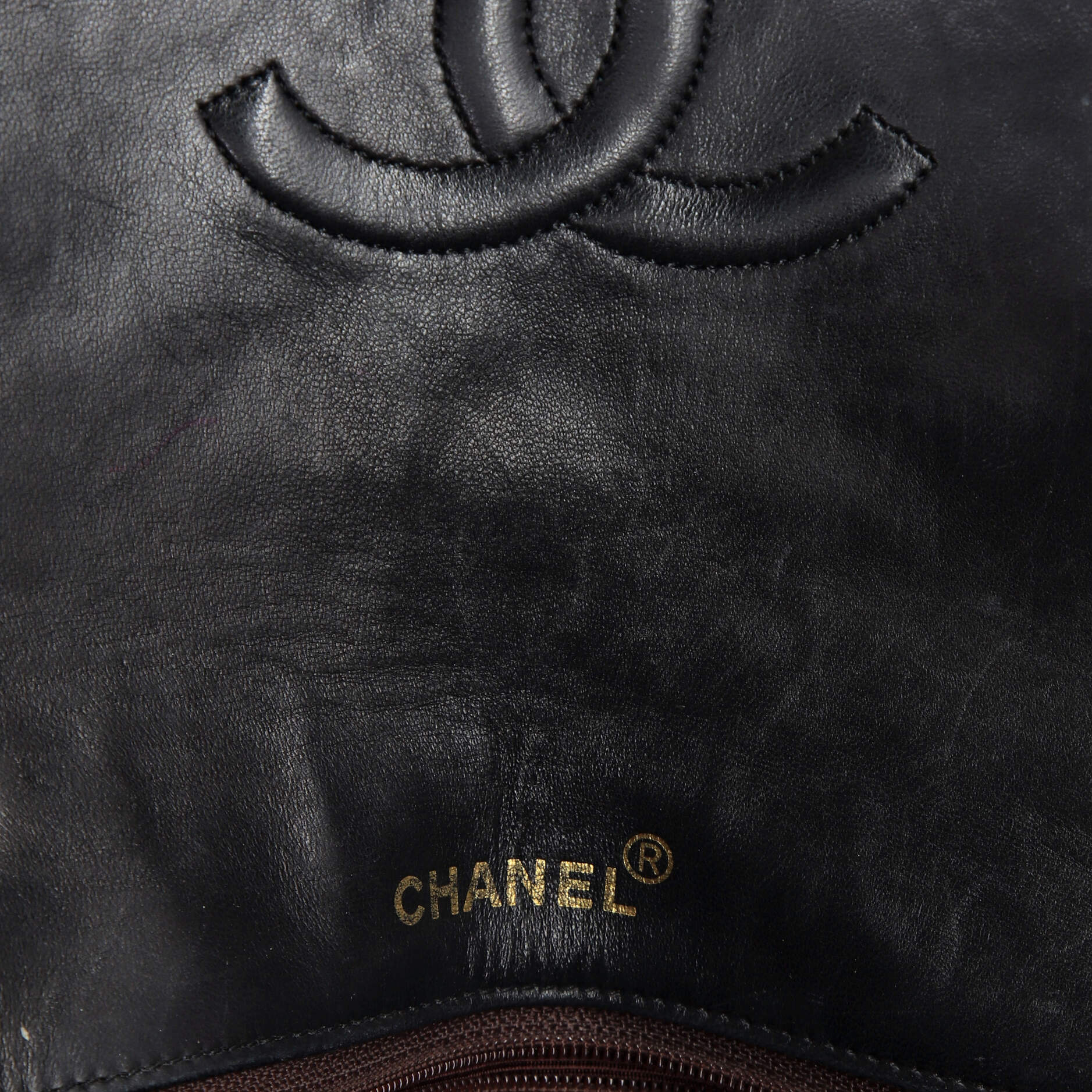 Vintage Full Flap Bag Quilted Lambskin Medium - Image 8