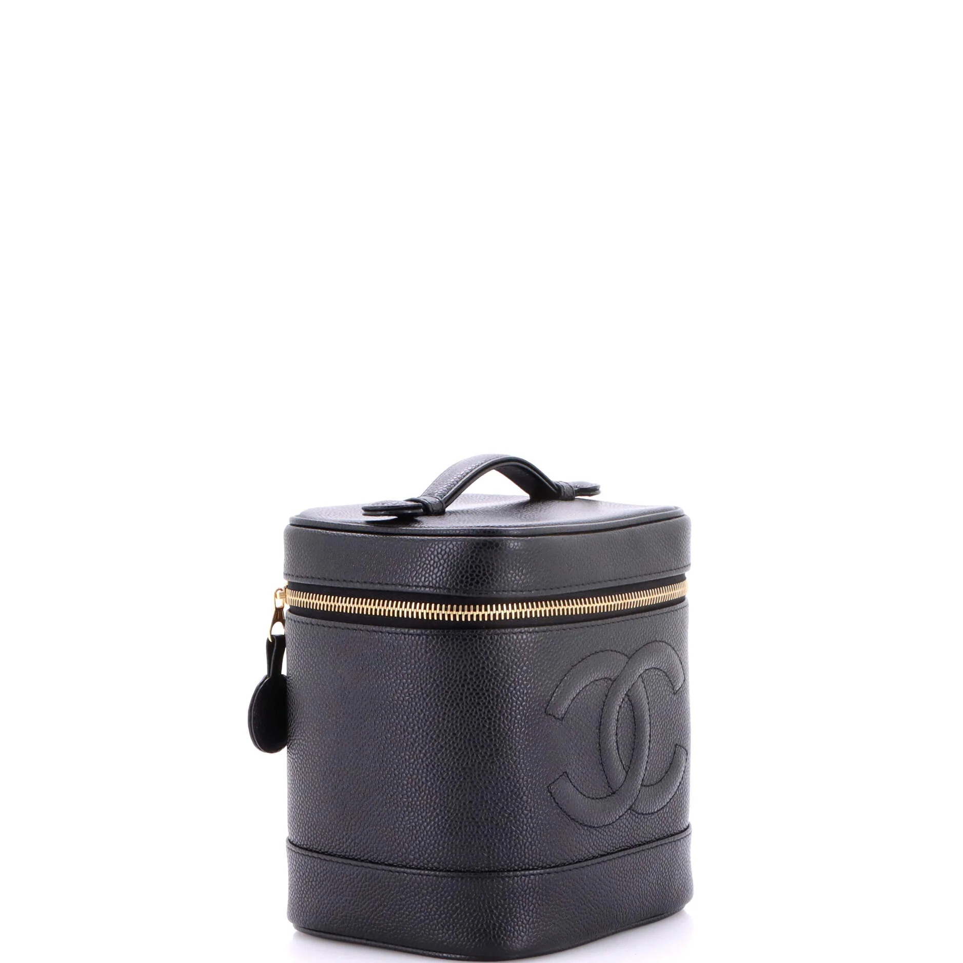 Vintage Timeless Cosmetic Case Caviar Tall - Image 3