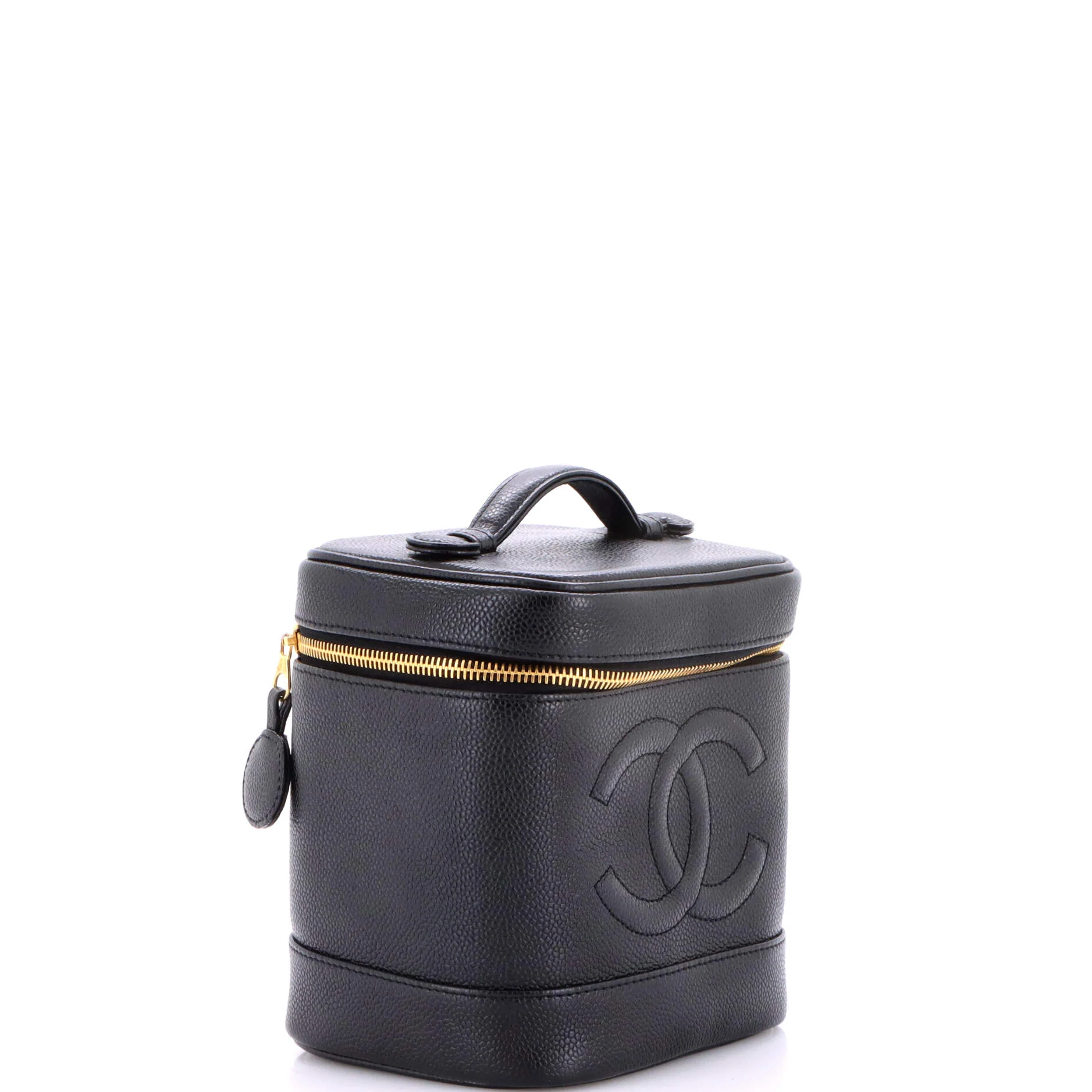 Vintage Timeless Cosmetic Case Caviar Tall - Image 2
