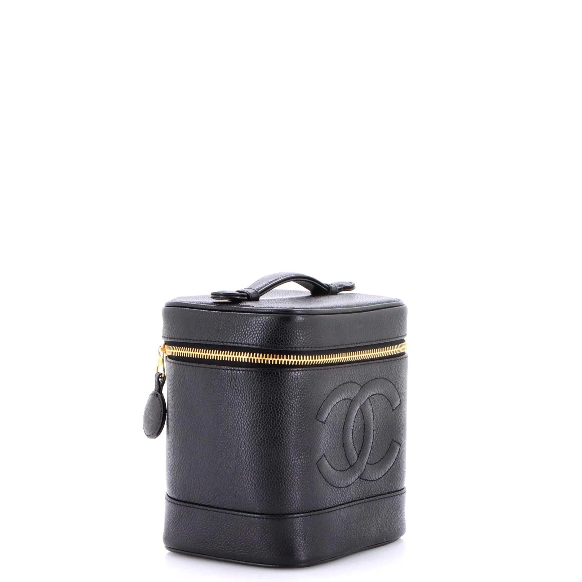 Vintage Timeless Cosmetic Case Caviar Tall - Image 2