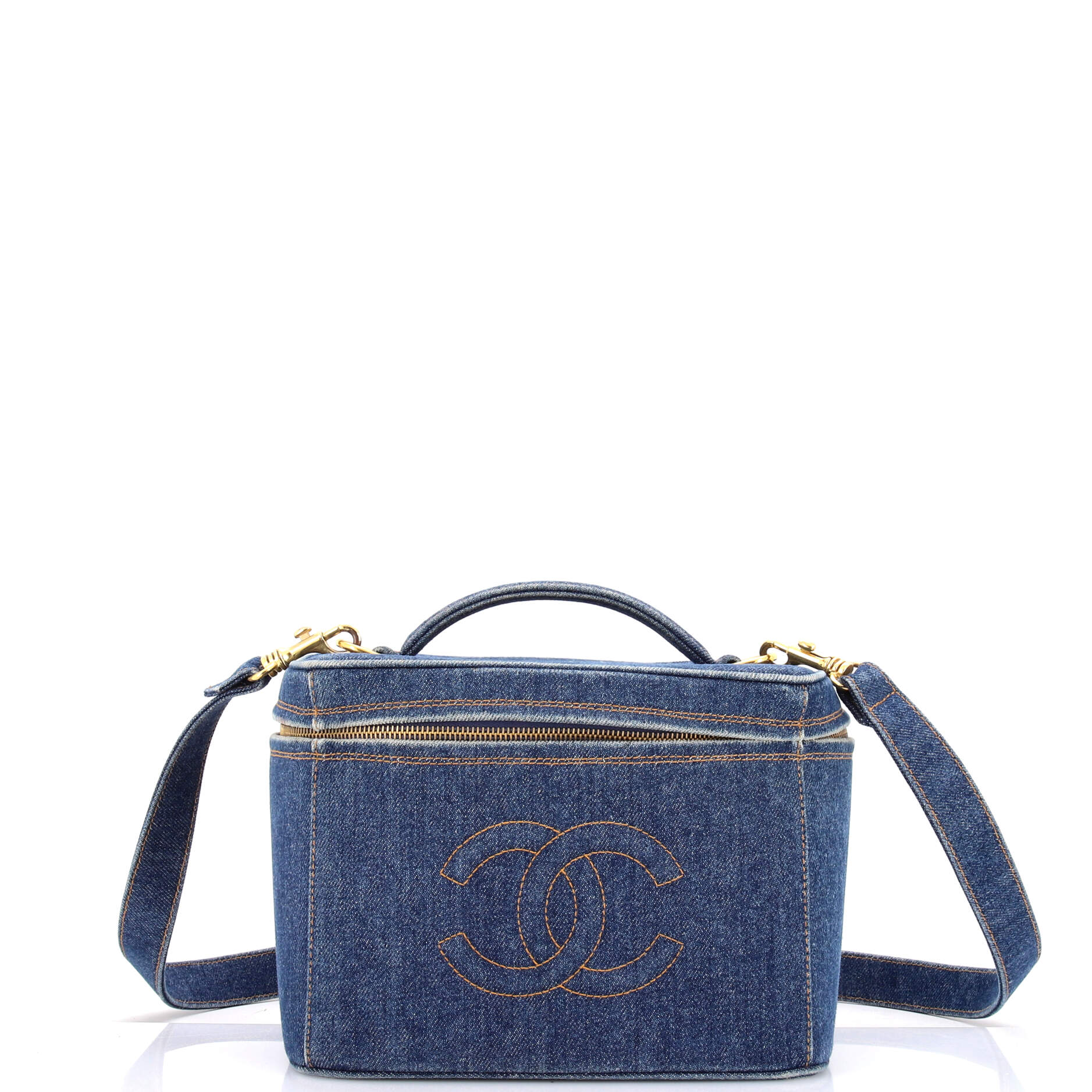 Vintage Timeless Vanity Case Denim