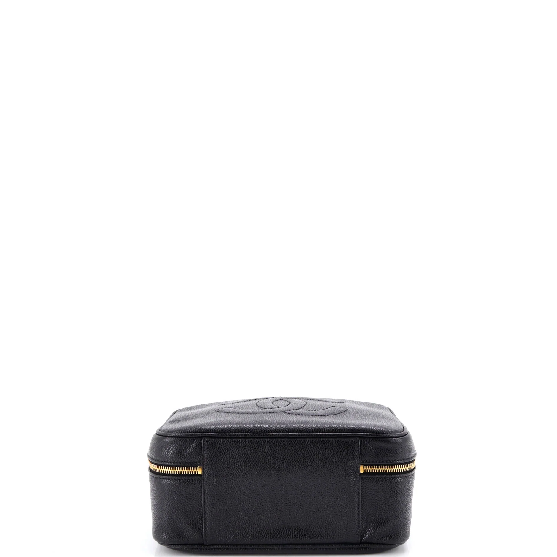 Vintage Timeless Zip Around Vanity Case Caviar Medium - Image 5