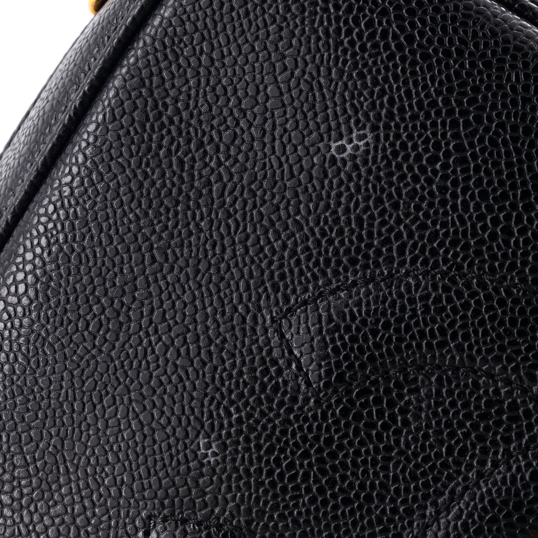 Vintage Timeless Zip Around Vanity Case Caviar Medium - Image 7