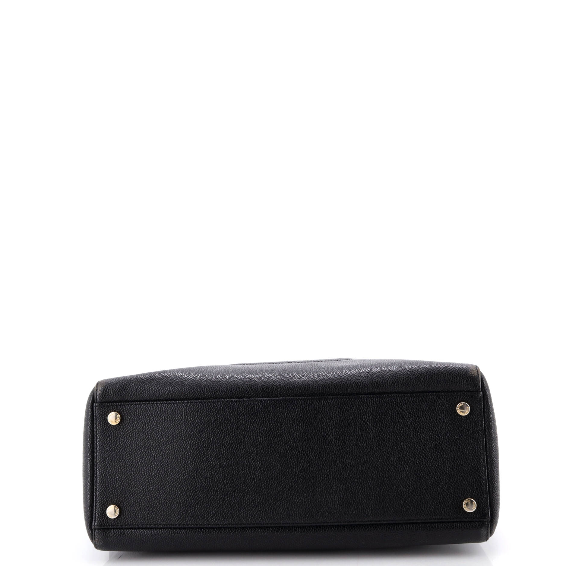 Vintage Timeless Zip Tote Caviar Medium - Image 5