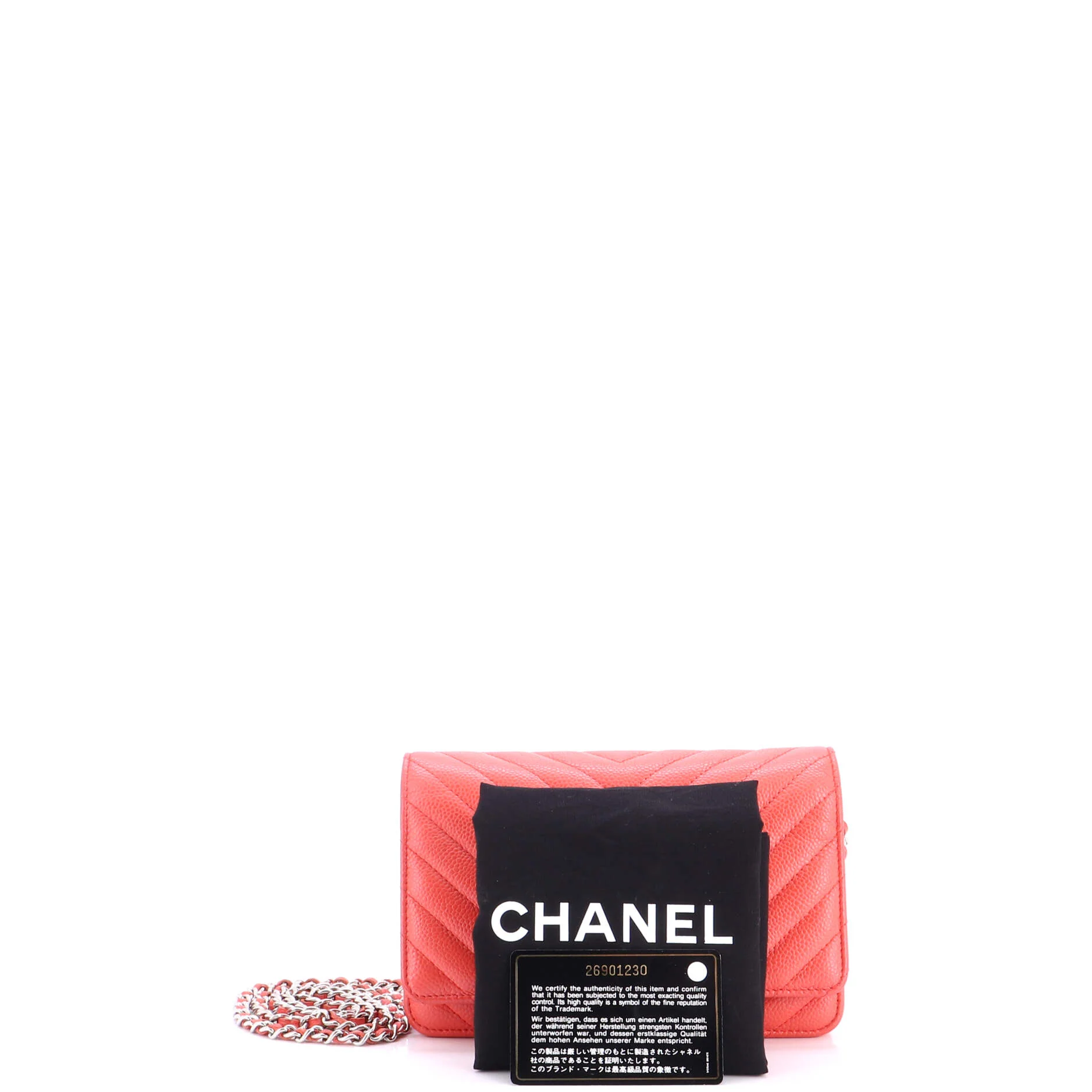 Wallet on Chain Chevron Caviar - Image 2