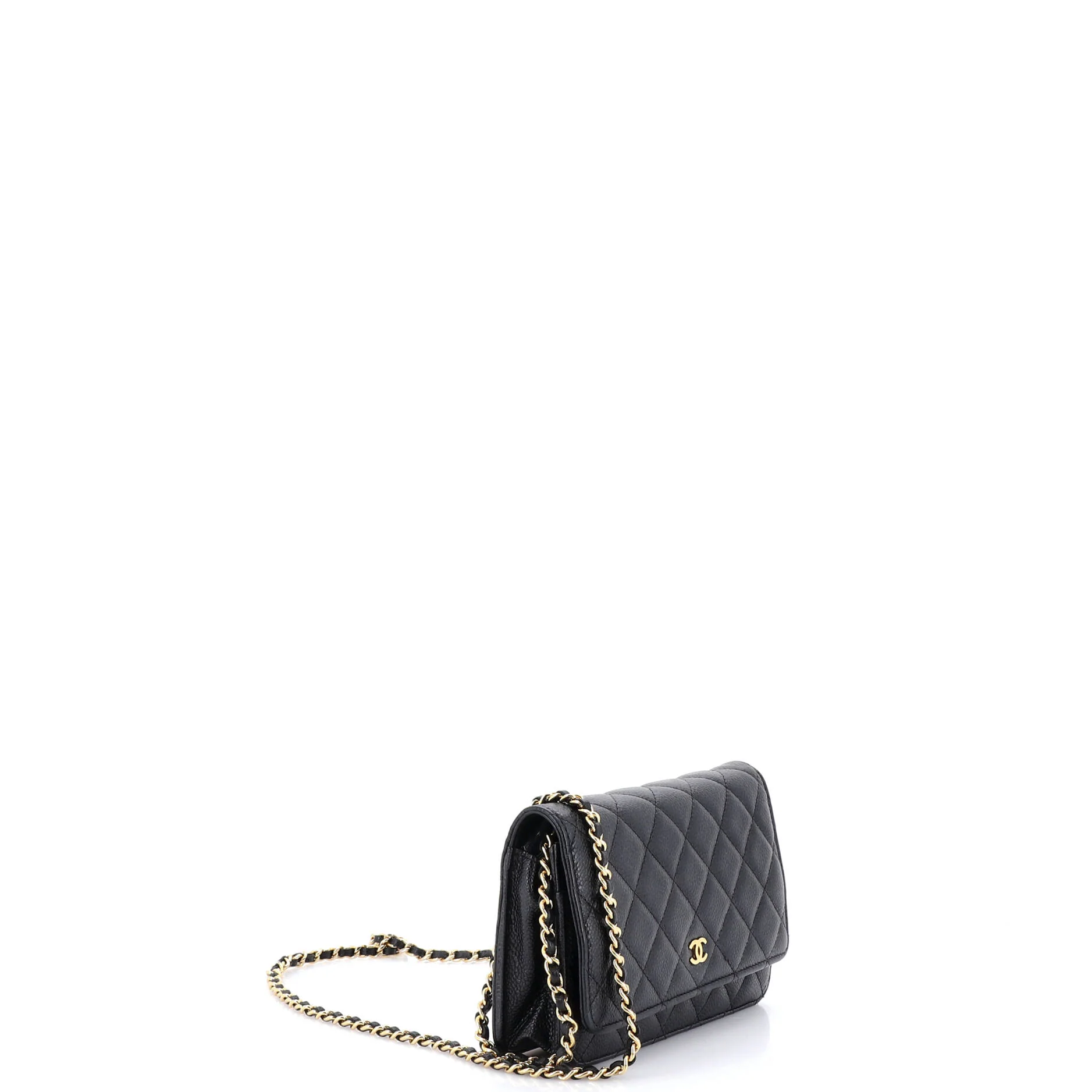Wallet on Chain Quilted Caviar - Image 2