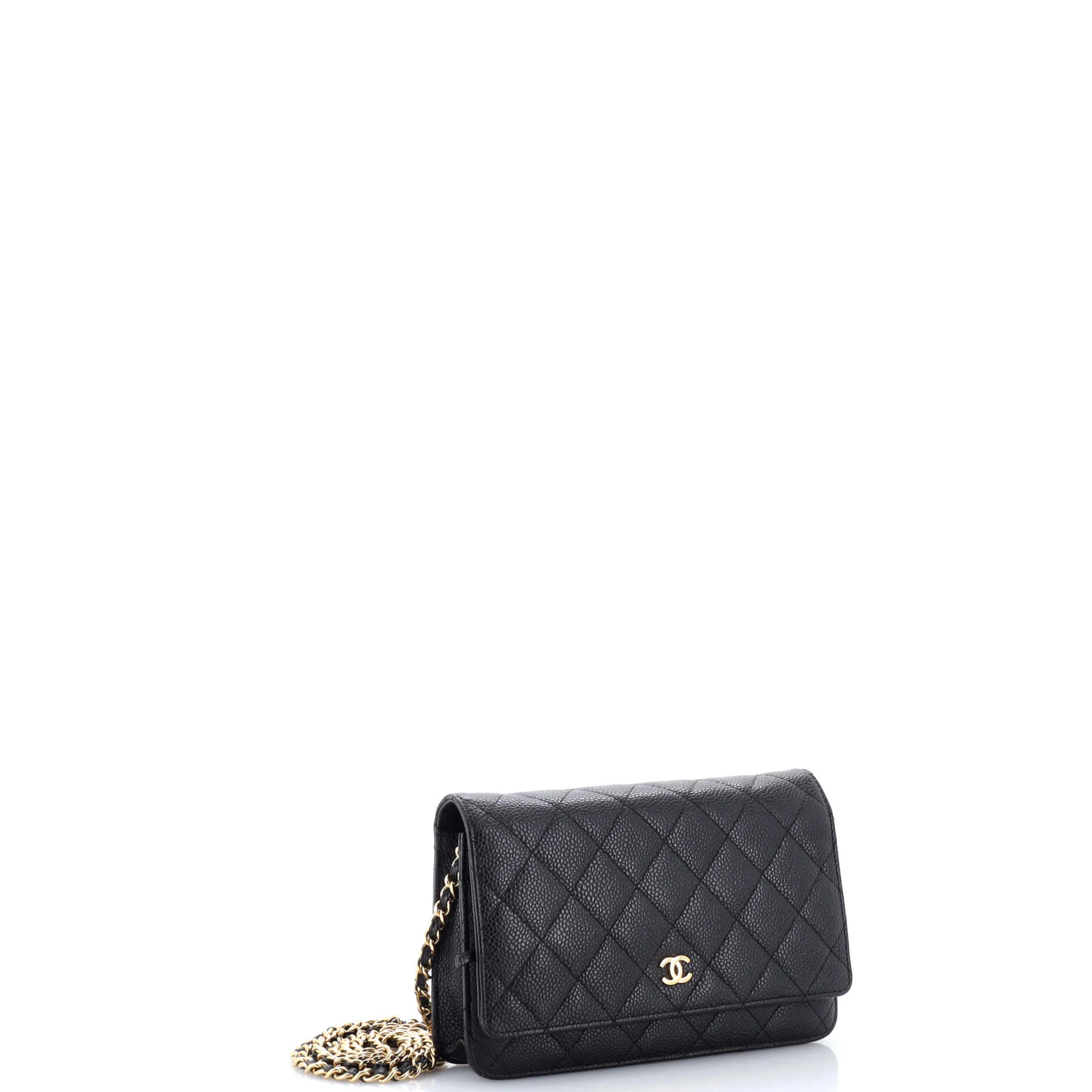 Wallet on Chain Quilted Caviar - Image 3