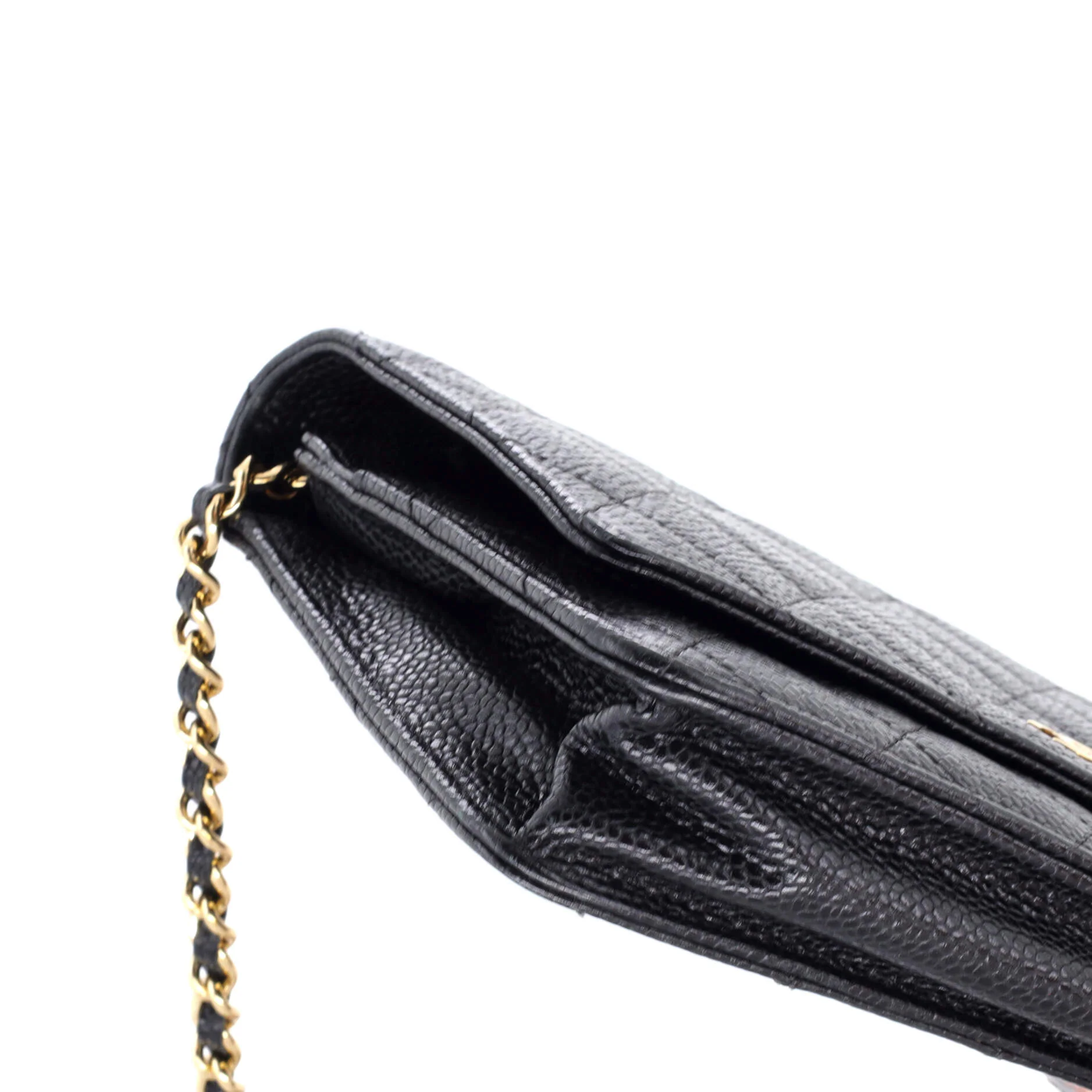Wallet on Chain Quilted Caviar - Image 7