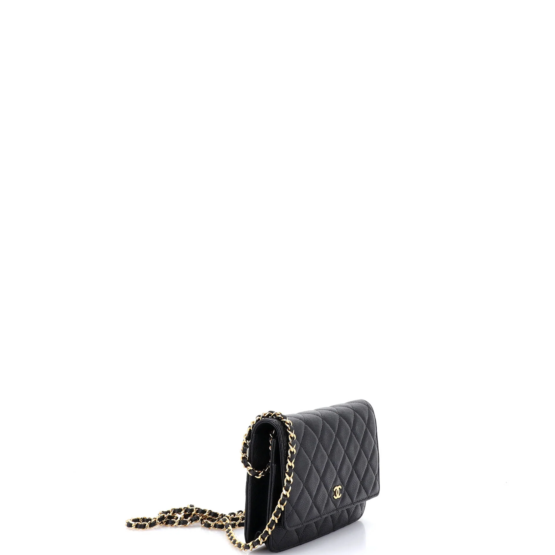 Wallet on Chain Quilted Caviar - Image 2