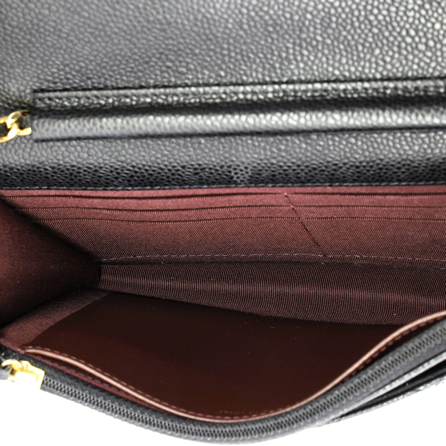 Wallet on Chain Quilted Caviar - Image 5