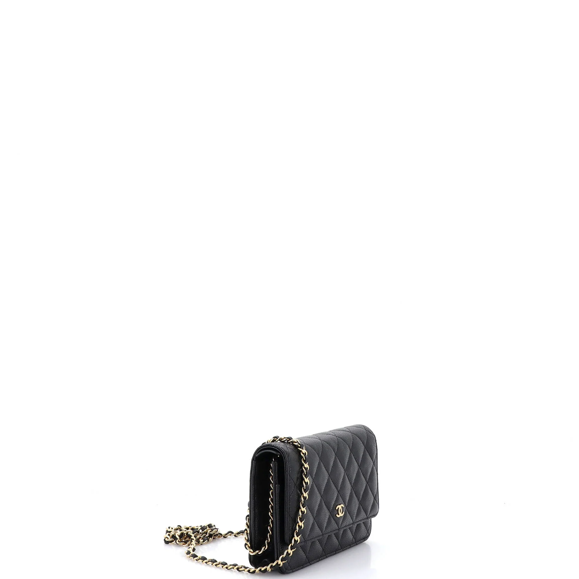 Wallet on Chain Quilted Caviar - Image 2