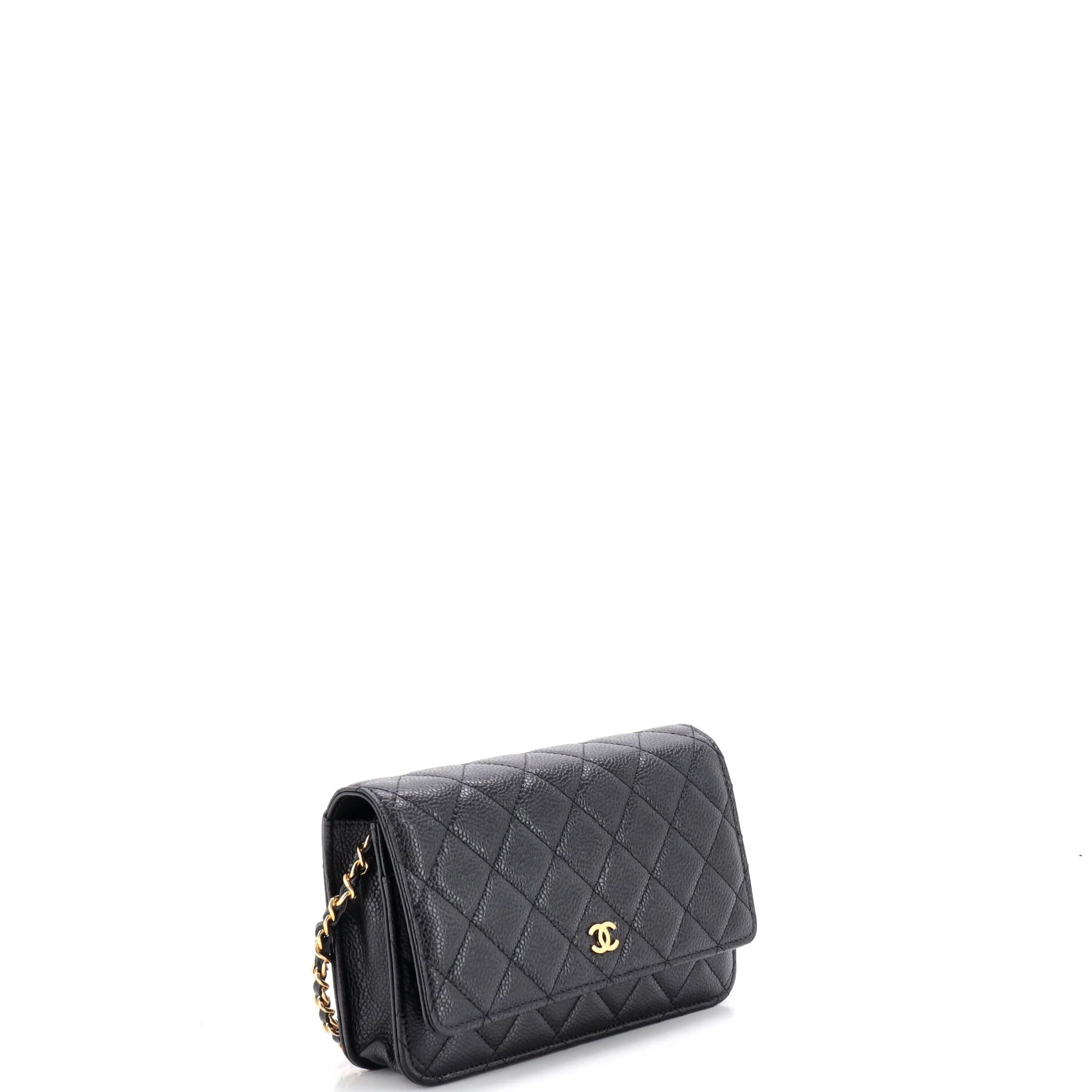Wallet on Chain Quilted Caviar - Image 2