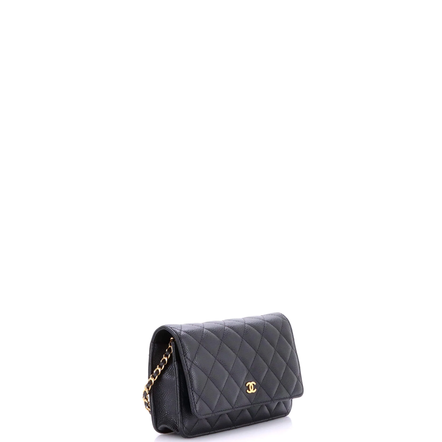 Wallet on Chain Quilted Caviar - Image 2