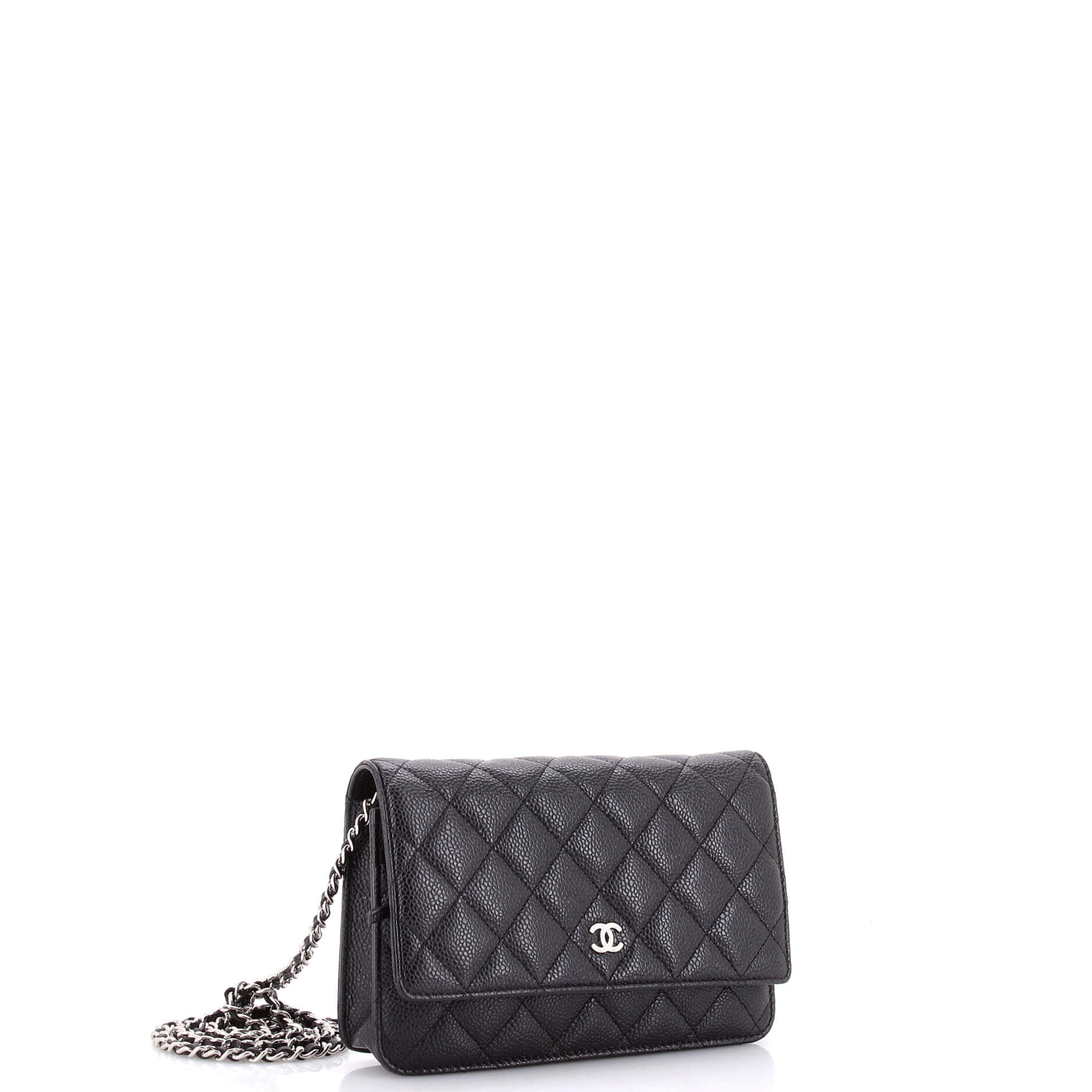 Wallet on Chain Quilted Caviar - Image 2