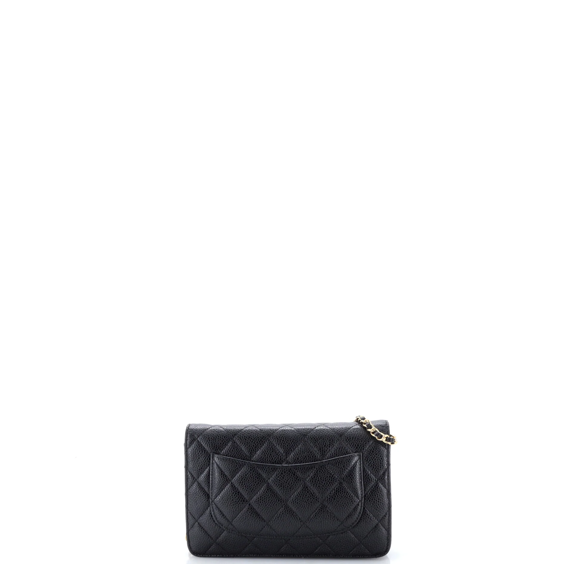 Wallet on Chain Quilted Caviar - Image 3