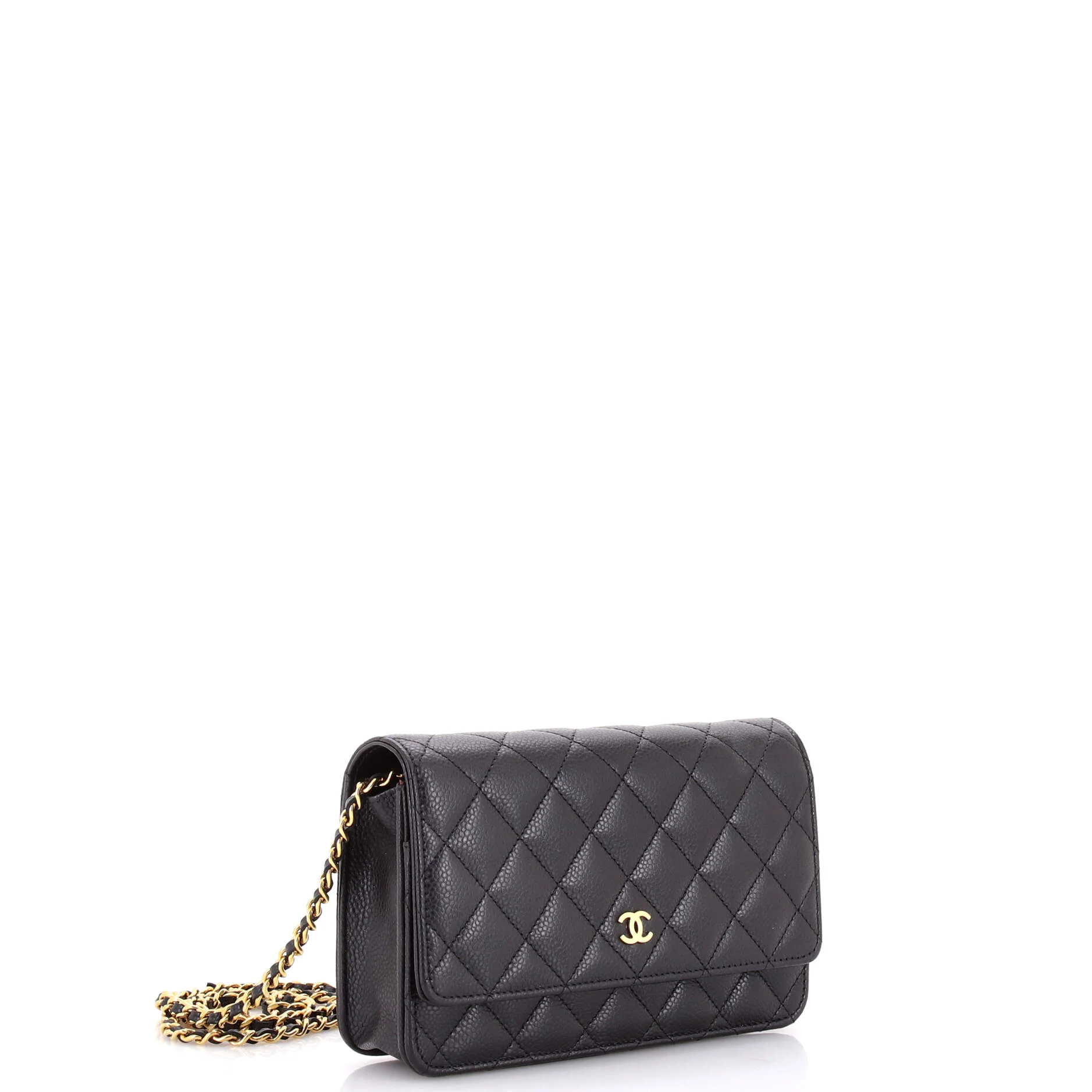 Wallet on Chain Quilted Caviar - Image 2